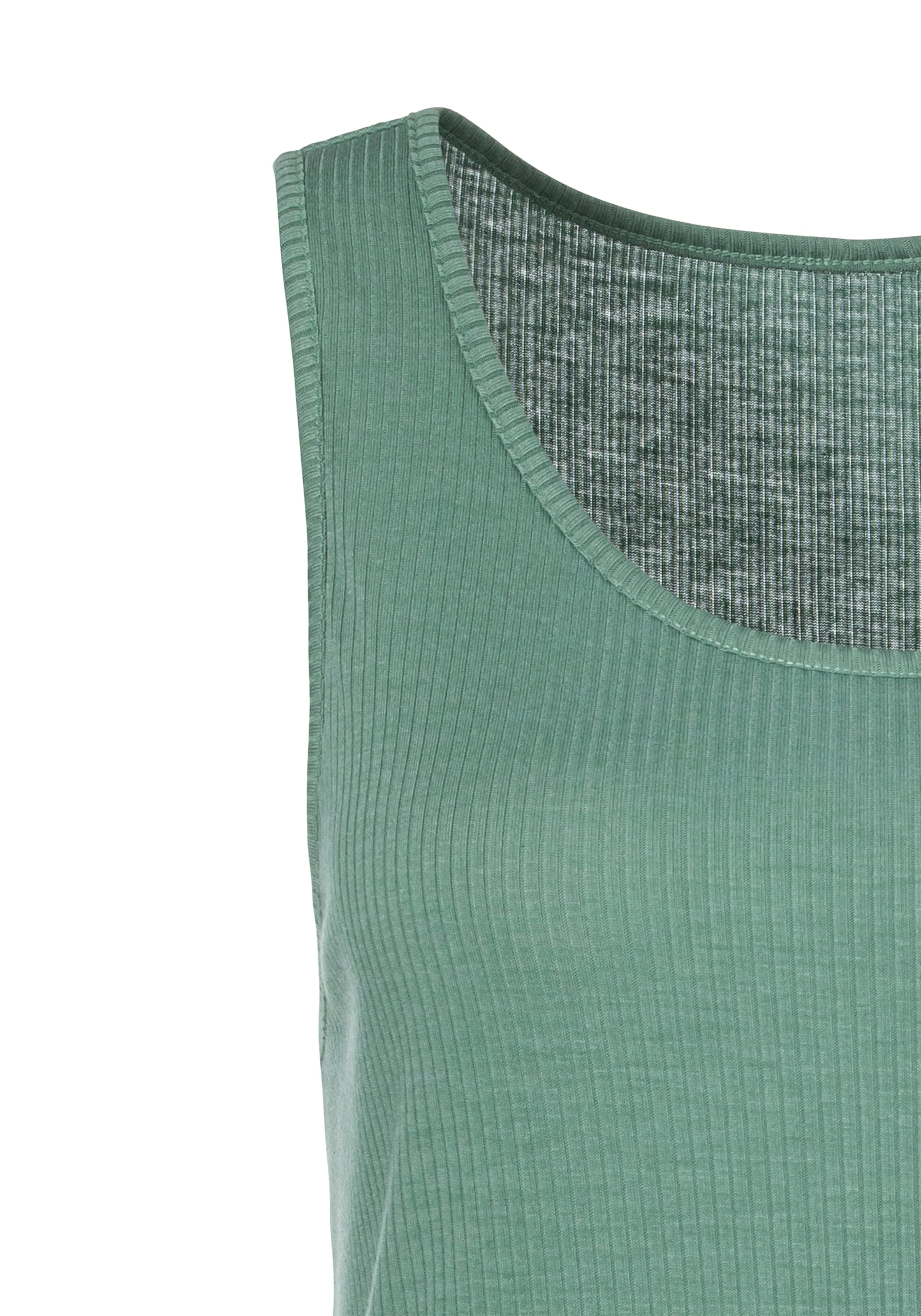 LASCANA Sleepshirt, in geripptem Material mit Tank Top Trägern