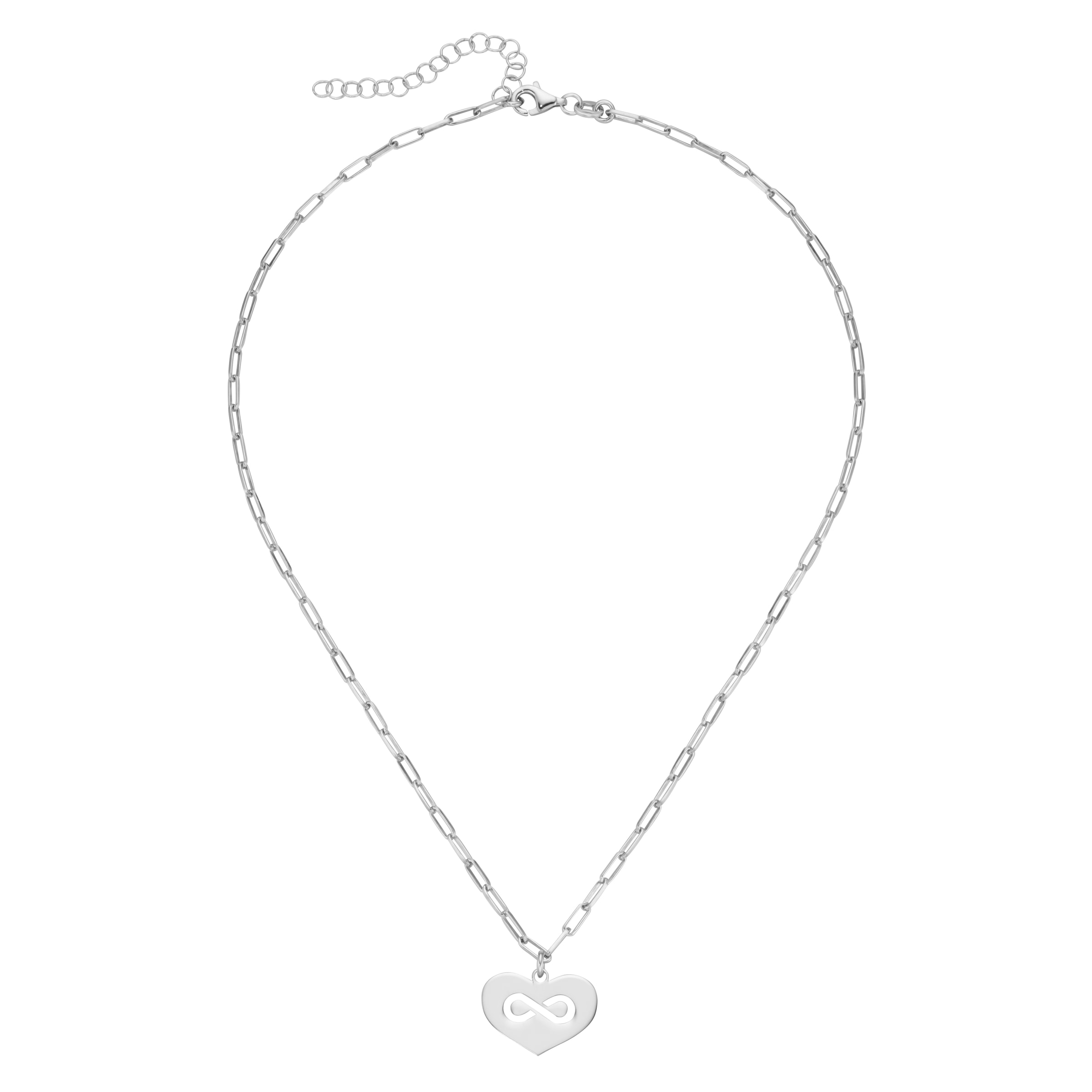 Smart Jewel Kette mit Anhänger »Kette Anhänger Herz mit Infinity Symbol, Silber 925«