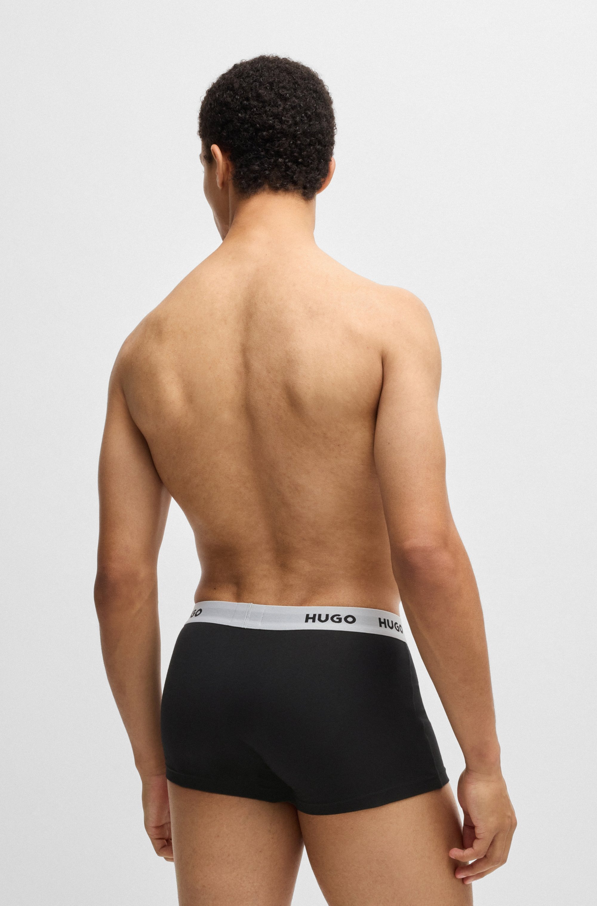 HUGO Underwear Trunk »TRUNK TRIPLET PACK«, (Packung, 3 St.), mit Logoschriftzug auf dem Bund