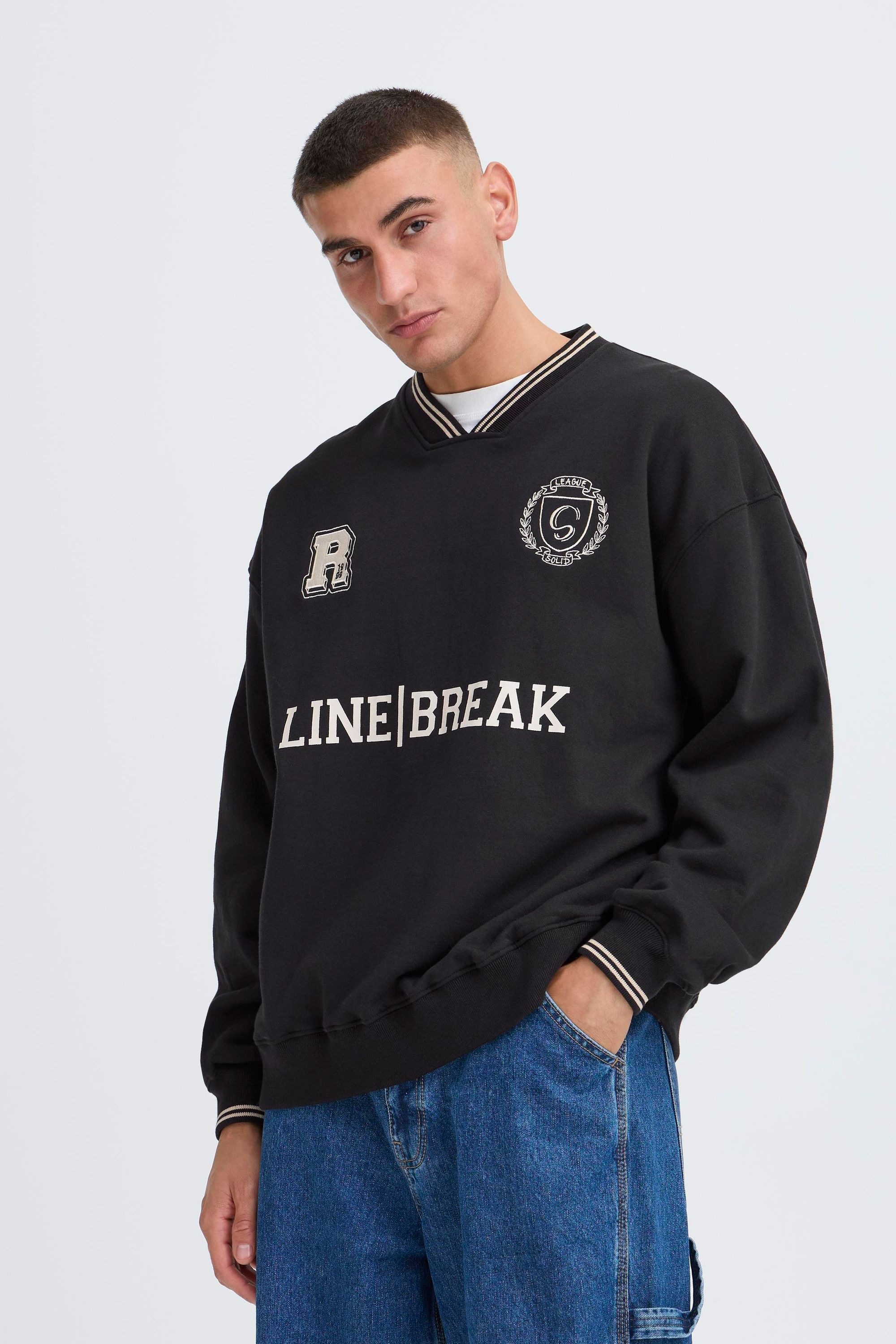 !Solid Longpullover »Sweatshirt SDSTRATTON«