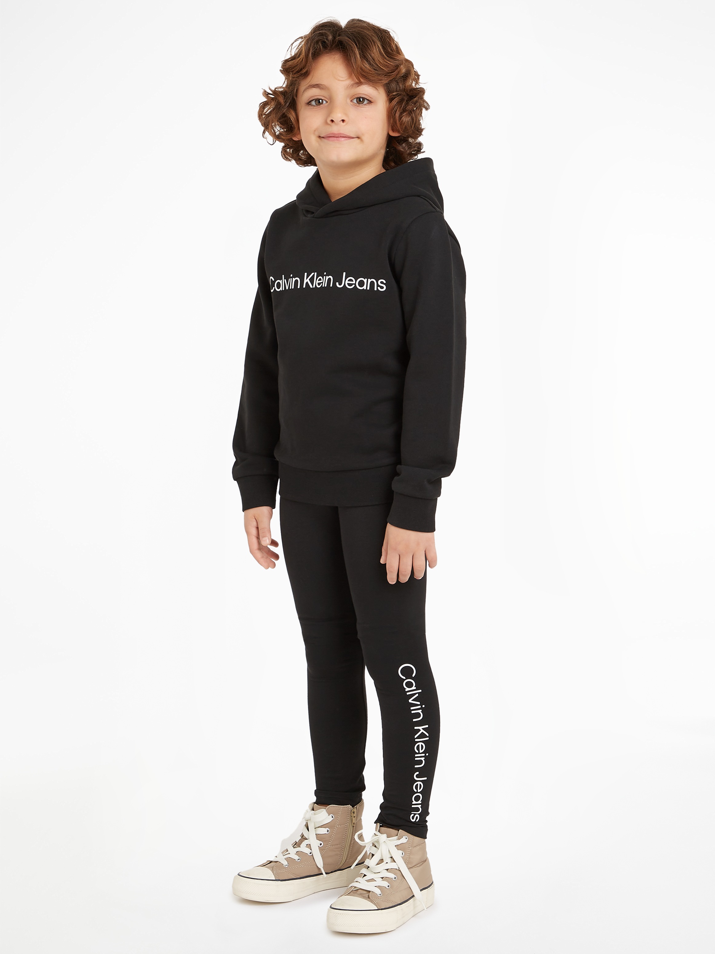 Langarmshirt & Leggings »INST.LOGO RLX.HOODIE LEGGING SET«, für Kinder bis 16 Jahre