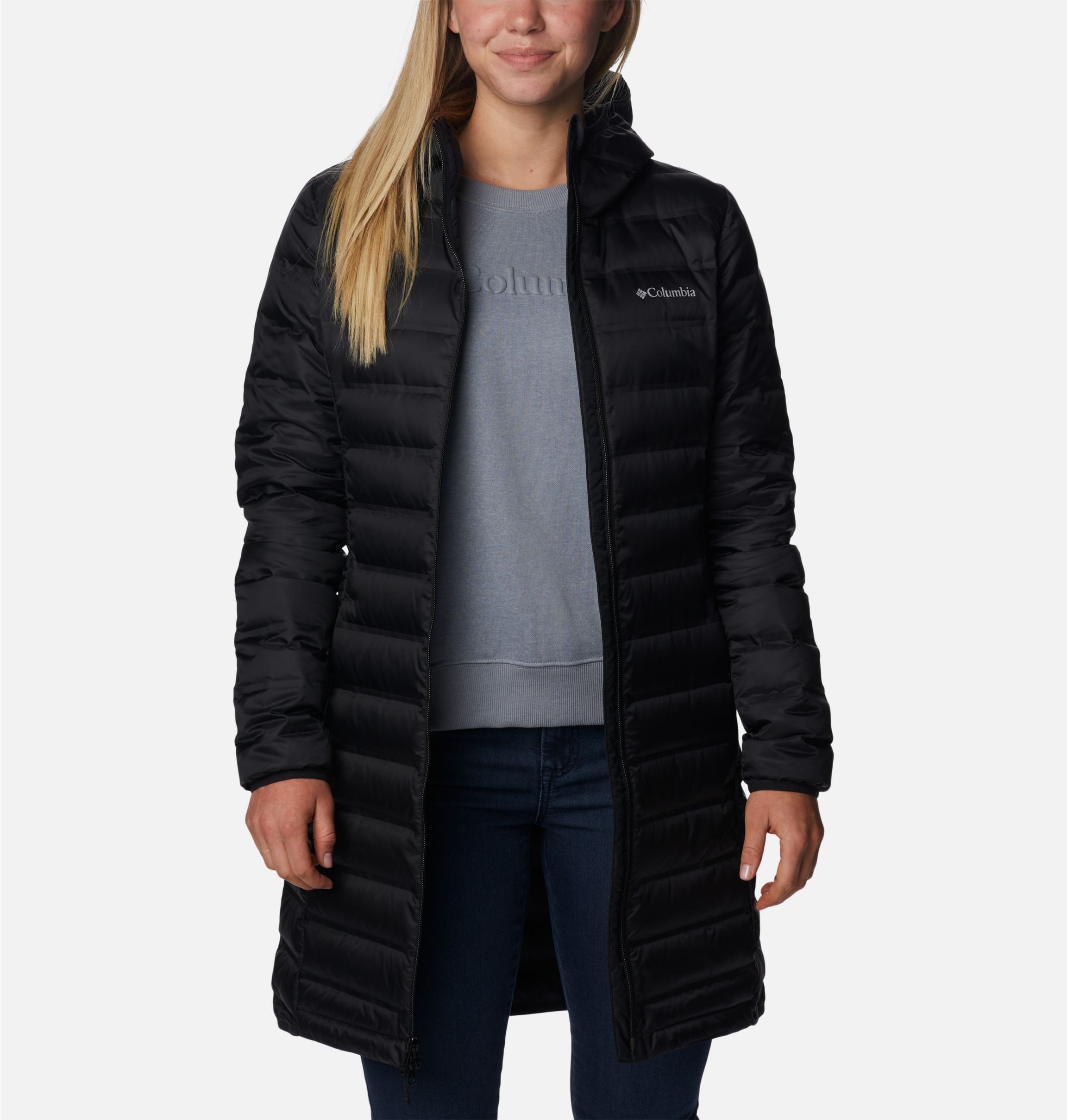 Columbia Daunenmantel »LAKE 22 II DOWN LONG HOODED JACKET«, (1 tlg.)