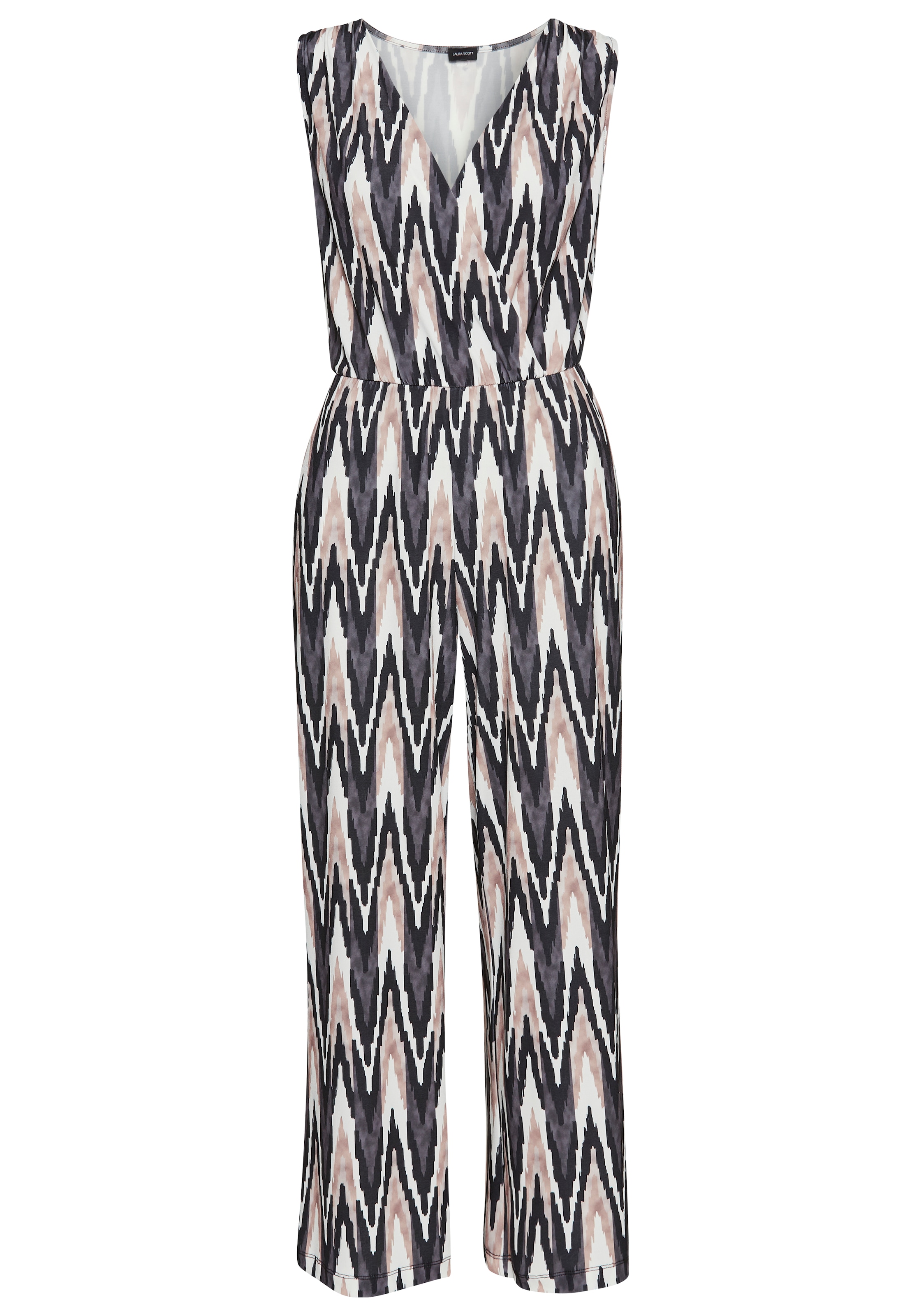 Laura Scott Jumpsuit, Oberteil in Wickeloptik mit elastischen Bund - NEUE KOLLEKTION