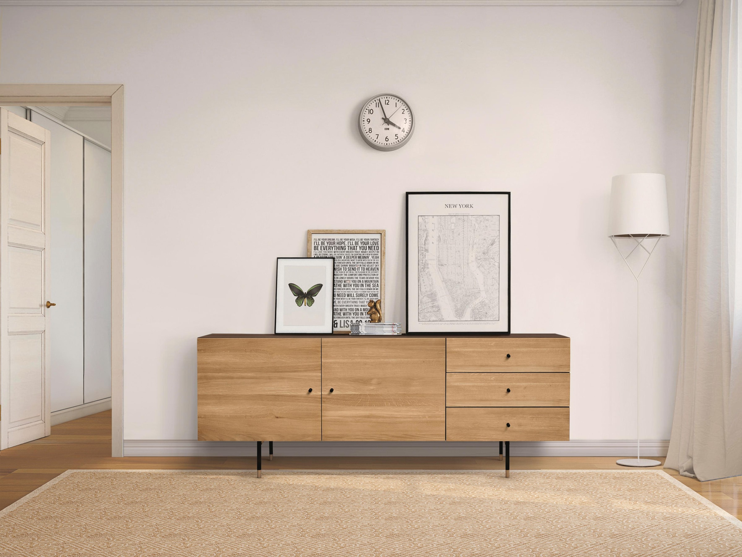 Woodman Sideboard »Daniel«, Kommode mit Soft-Close-Funktion, Breite 180 cm, FSC®