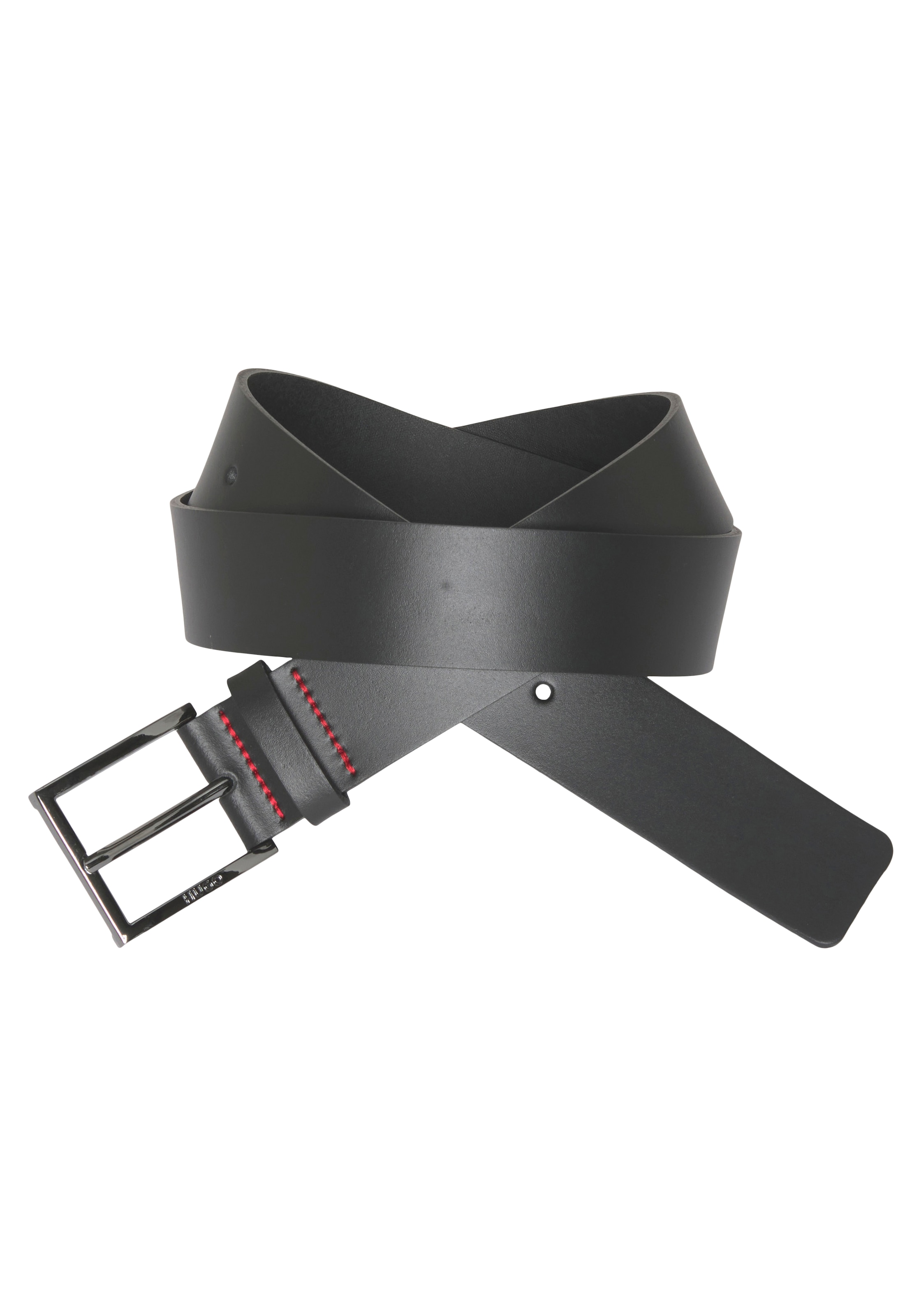 UNIVERSAL und online »Geek_Sz35«, kontrastfarbenen mit Metallschliesse Ledergürtel bestellen dezenter HUGO | Nähten