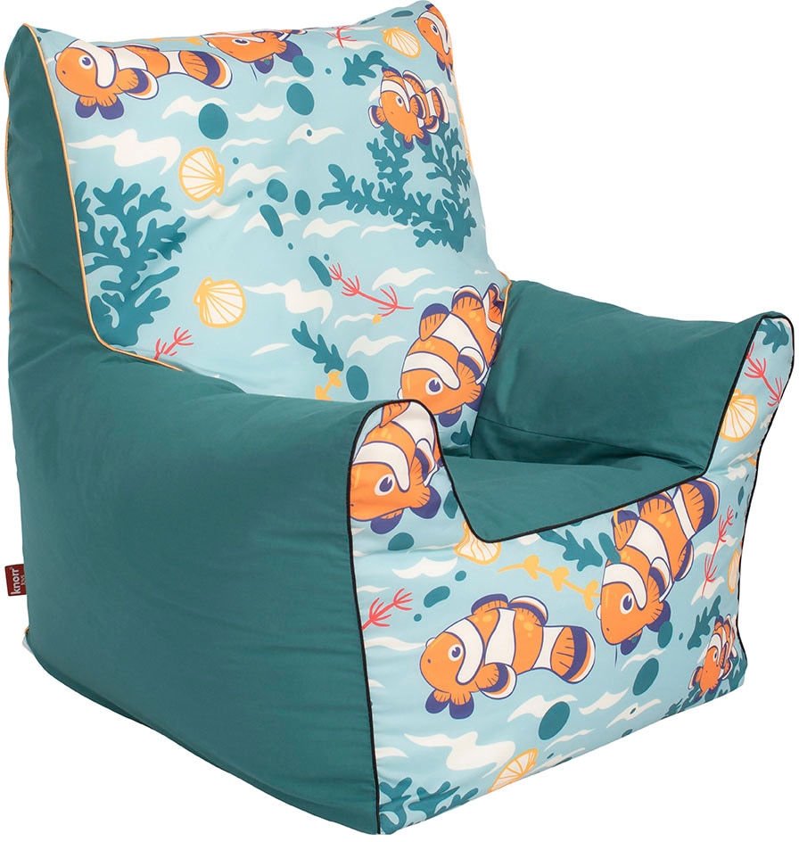 »Junior, Sitzsack in Knorrtoys® Clownfish«, Kinder; Europe für Made