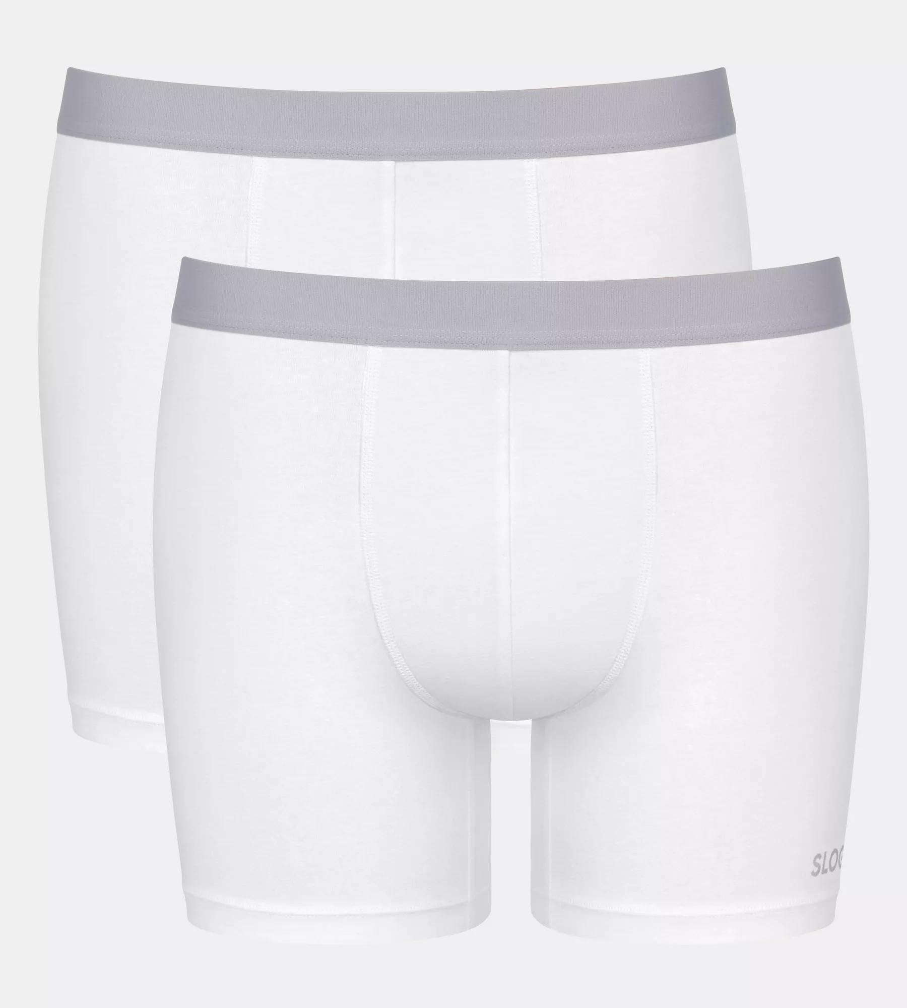 sloggi Boxer "Men GO ABC 2.0" längeres Bein, Baumwollmix, weich, elastischer Bund