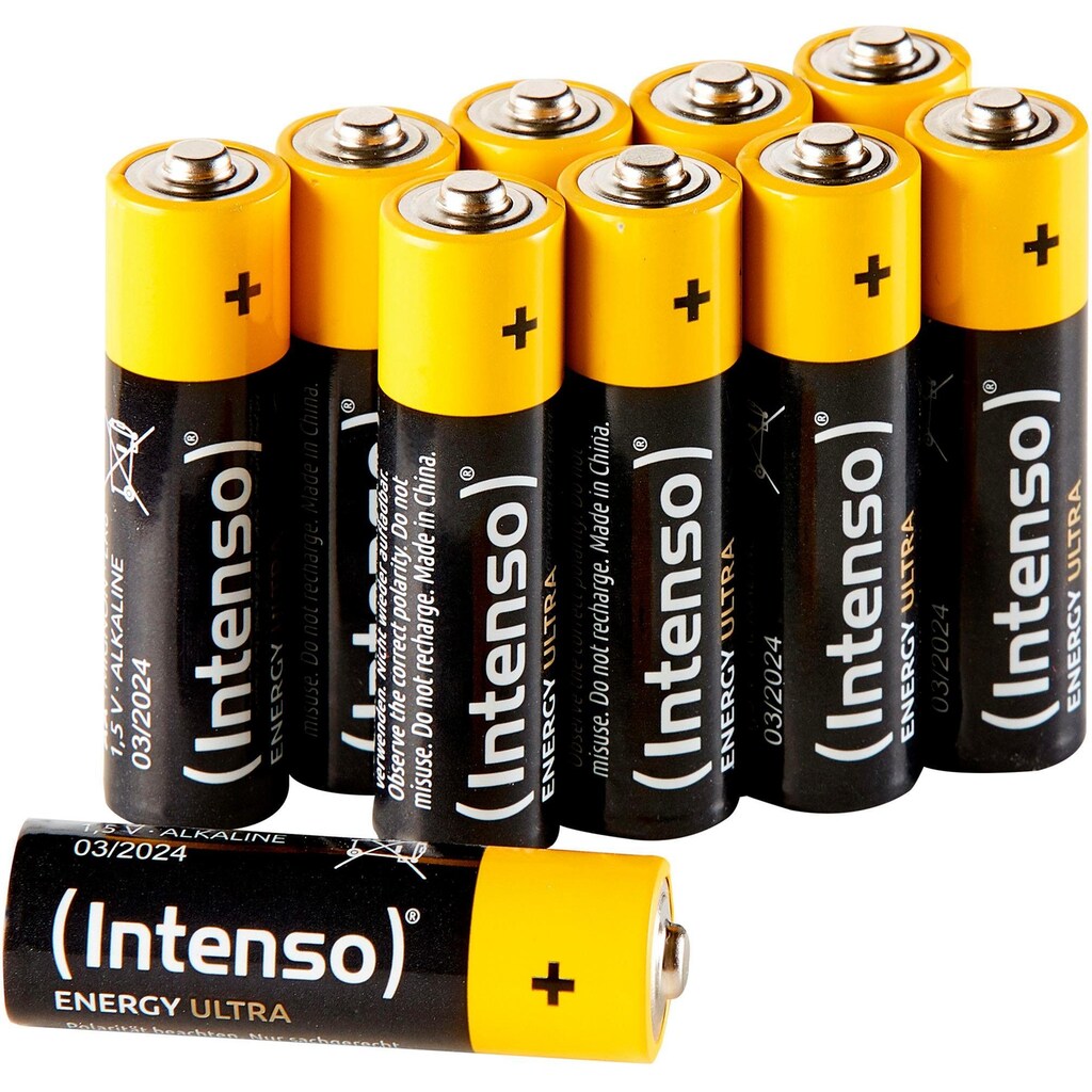Intenso Batterie »10er Pack Energy Ultra AA LR6«, (10 St.)
