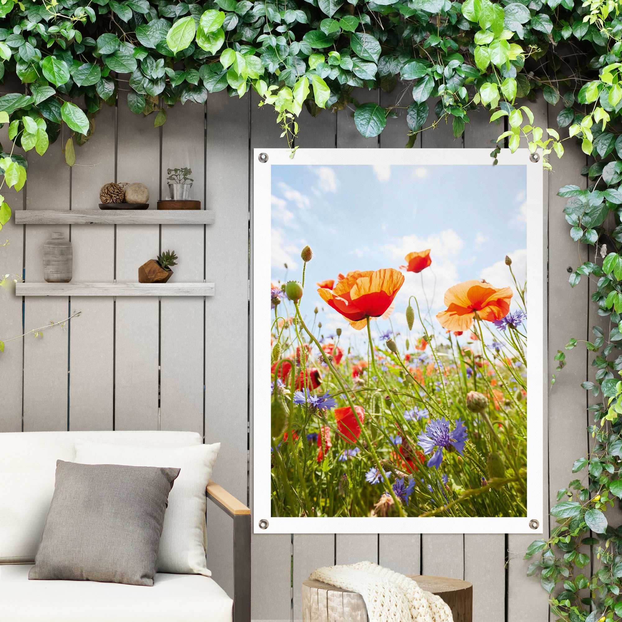 Reinders! Poster »Blumenfeld« Outdoor für Garten oder Balkon