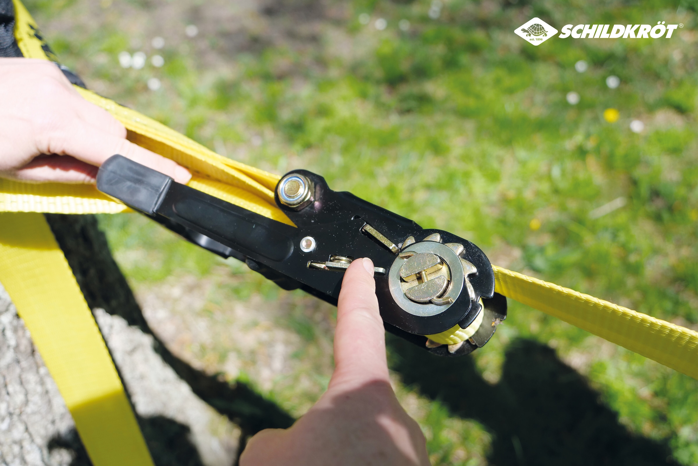 Schildkröt Balancetrainer »Schildkröt Slackline inkl. gratis Teaching Line«, (Set, 5 tlg.)