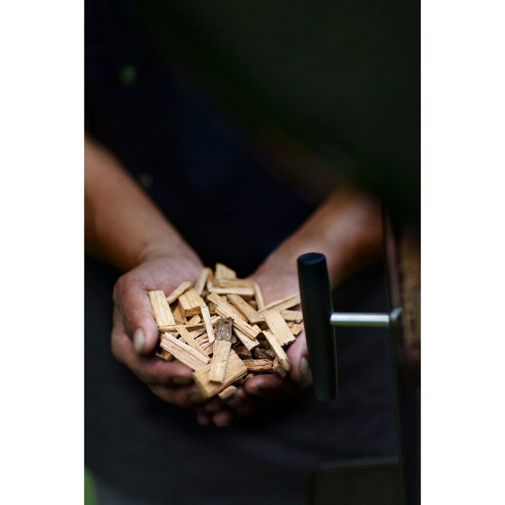 RÖSLE Räucherspäne »Räucherchips, 25103«, Hickory, für Räucherbox, rauchaktiv, naturbelassenes Holz