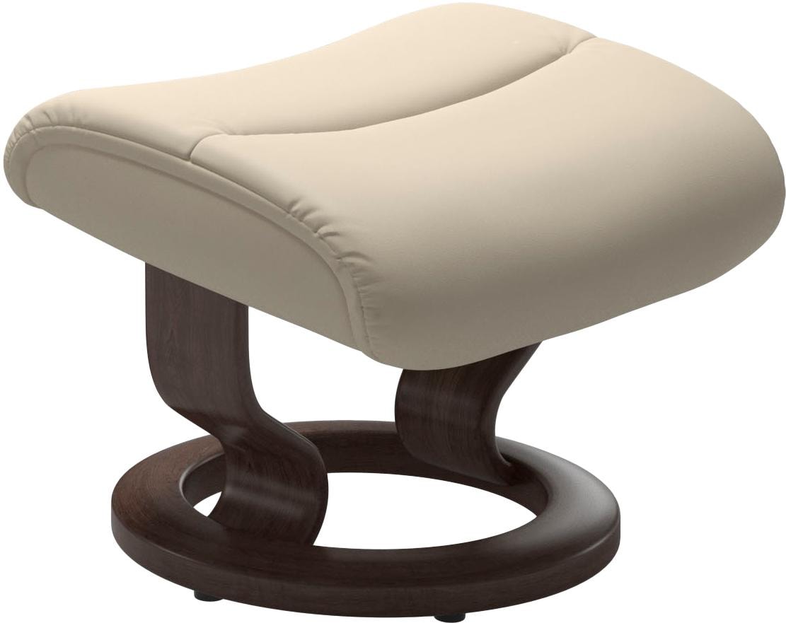 Stressless® Relaxsessel »View« Set, Relaxsessel mit Hocker,  mit Classic Base, Größe M,Gestell Wenge
