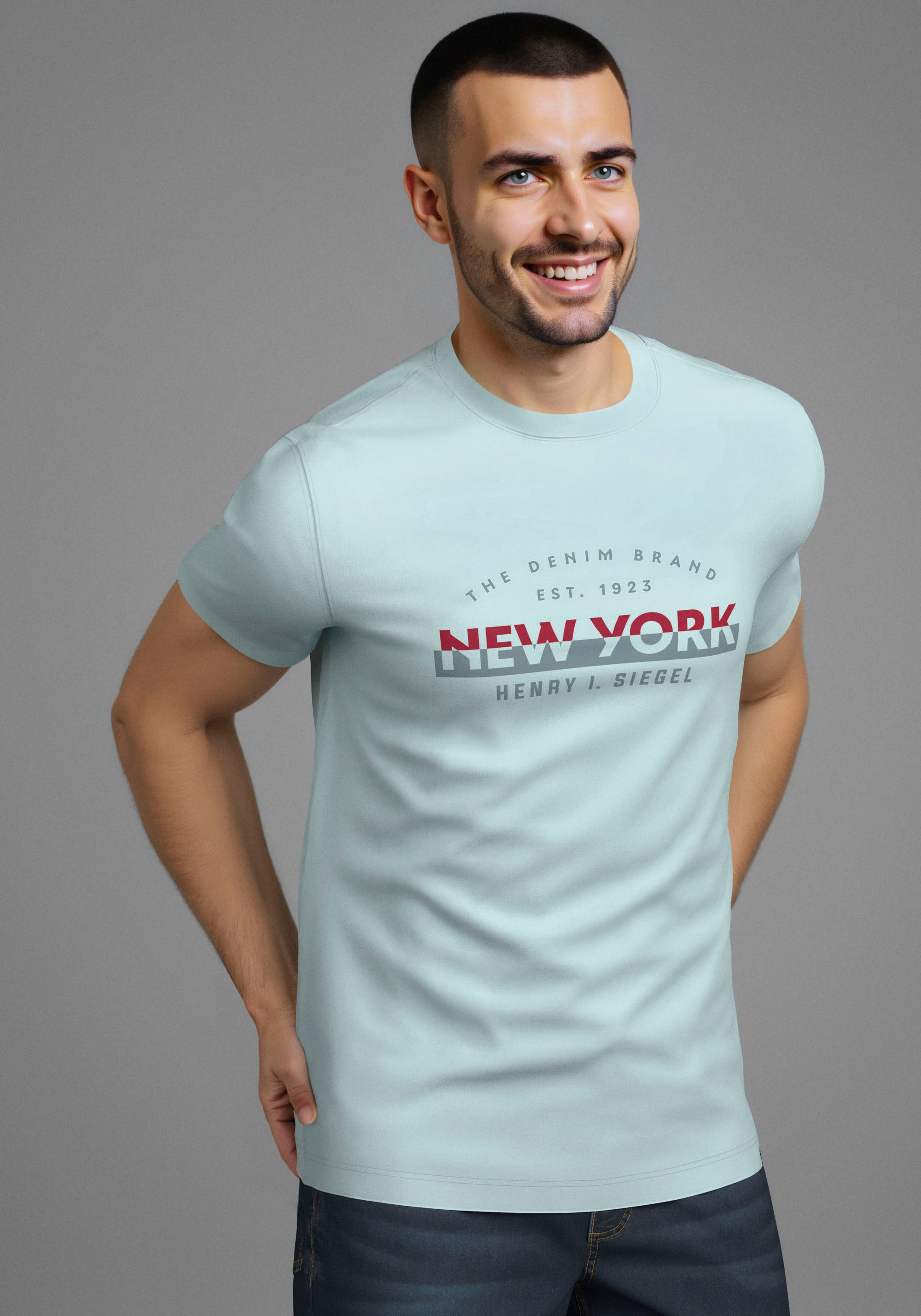 H.I.S Rundhalsshirt »Neue Kollektion!« mit Print