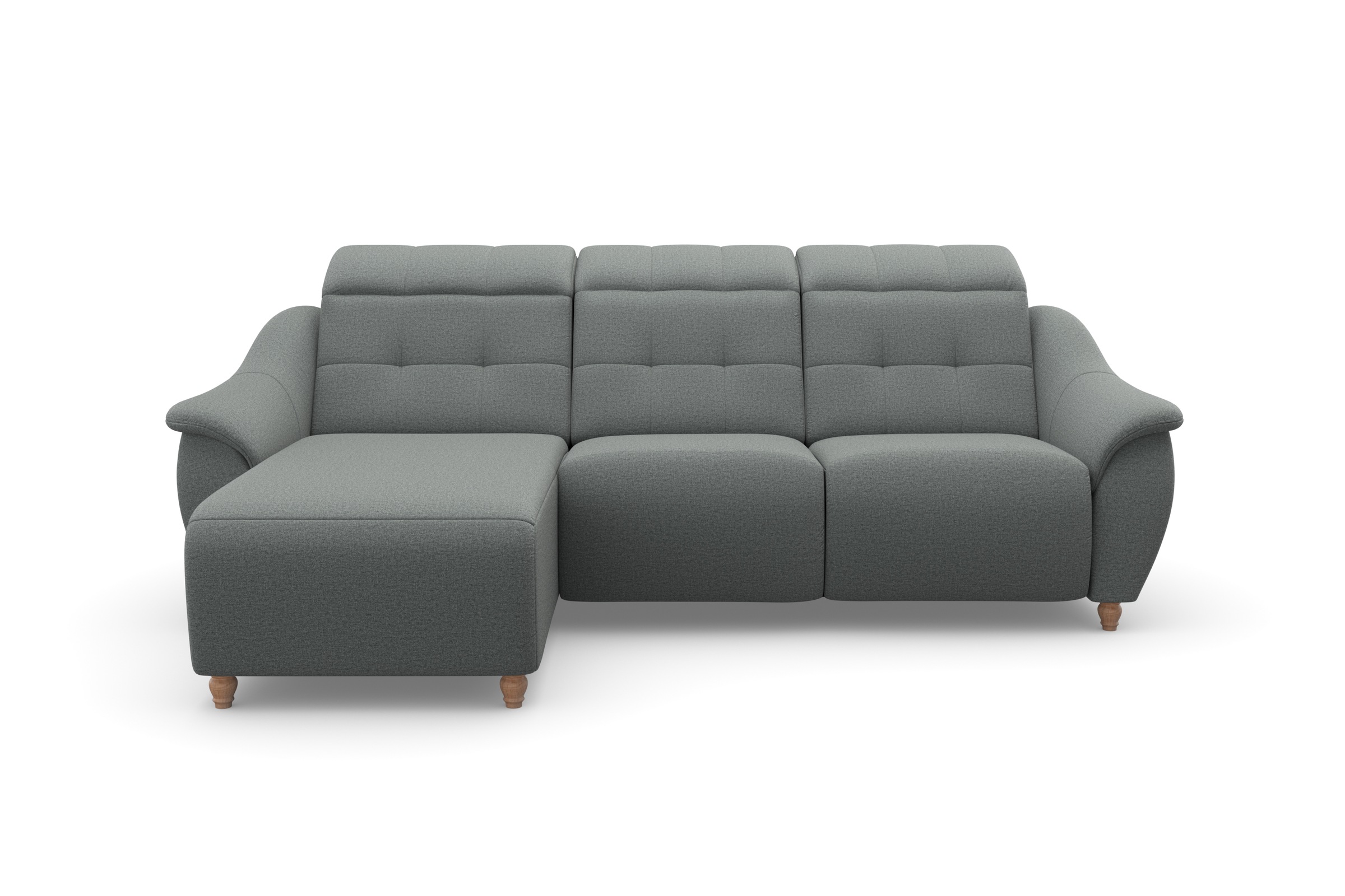 Home affaire Ecksofa »Boston L-Form«, (2 St.), Kopfteilverstellung an jeder Sitzfläche, wahlweise Relaxfunktion