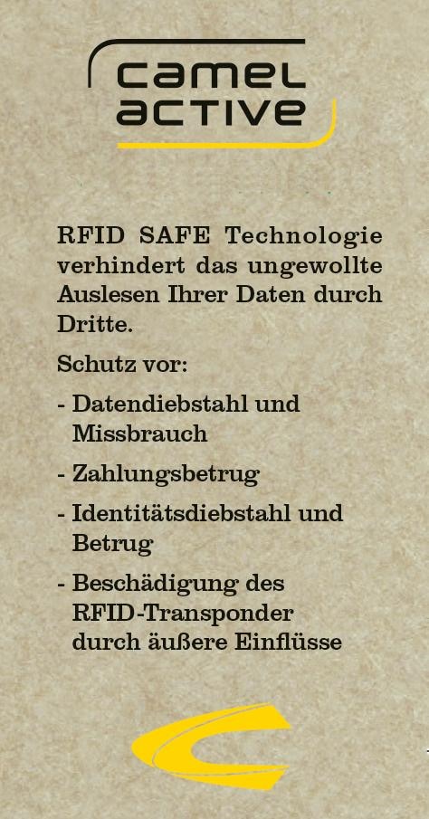 camel active Geldbörse »Atlanta«, aus besonders weichem Leder mit RFID Schutz