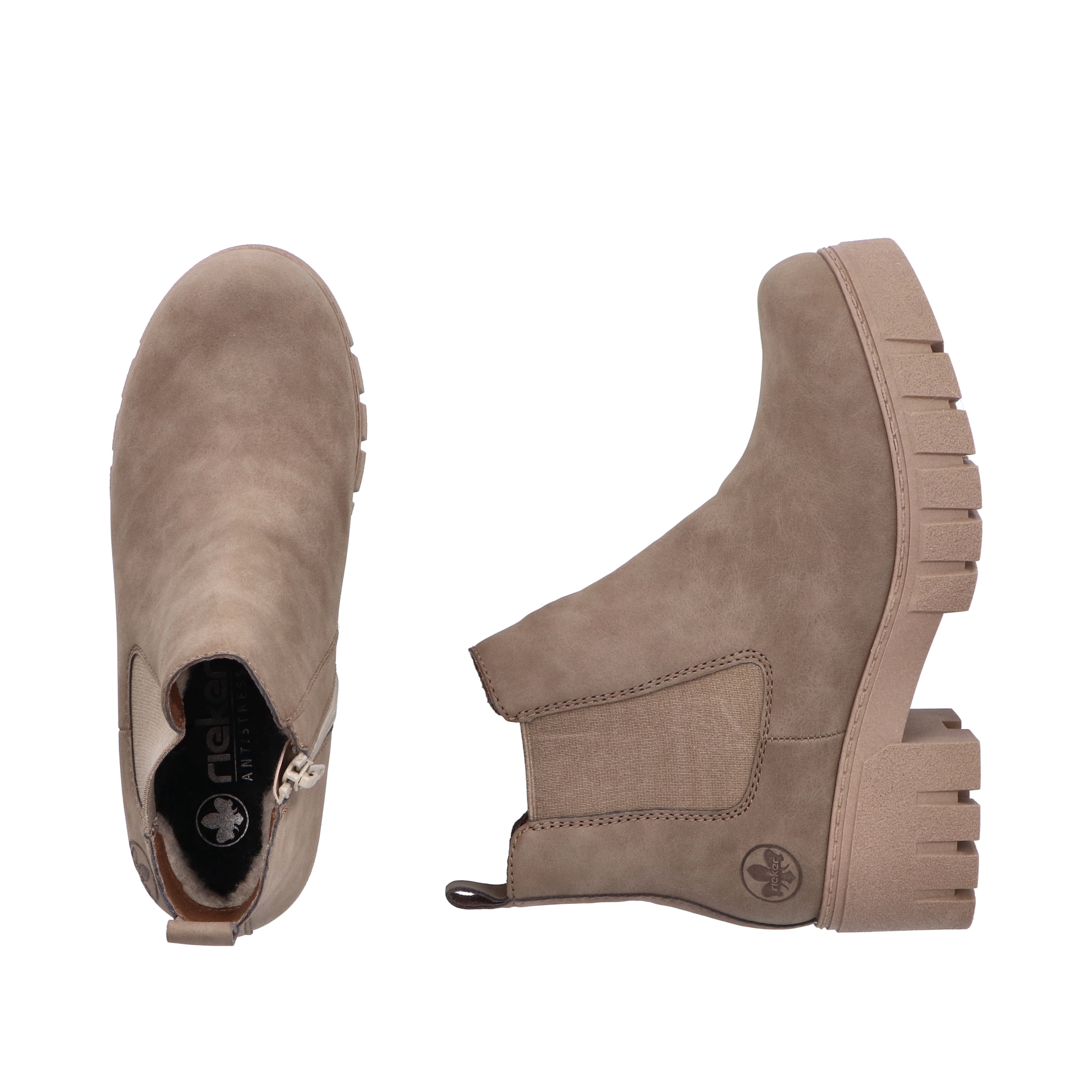 Rieker Winterboots  Chelseaboots, Ankleboots, Stiefelette mit Profilsohle
