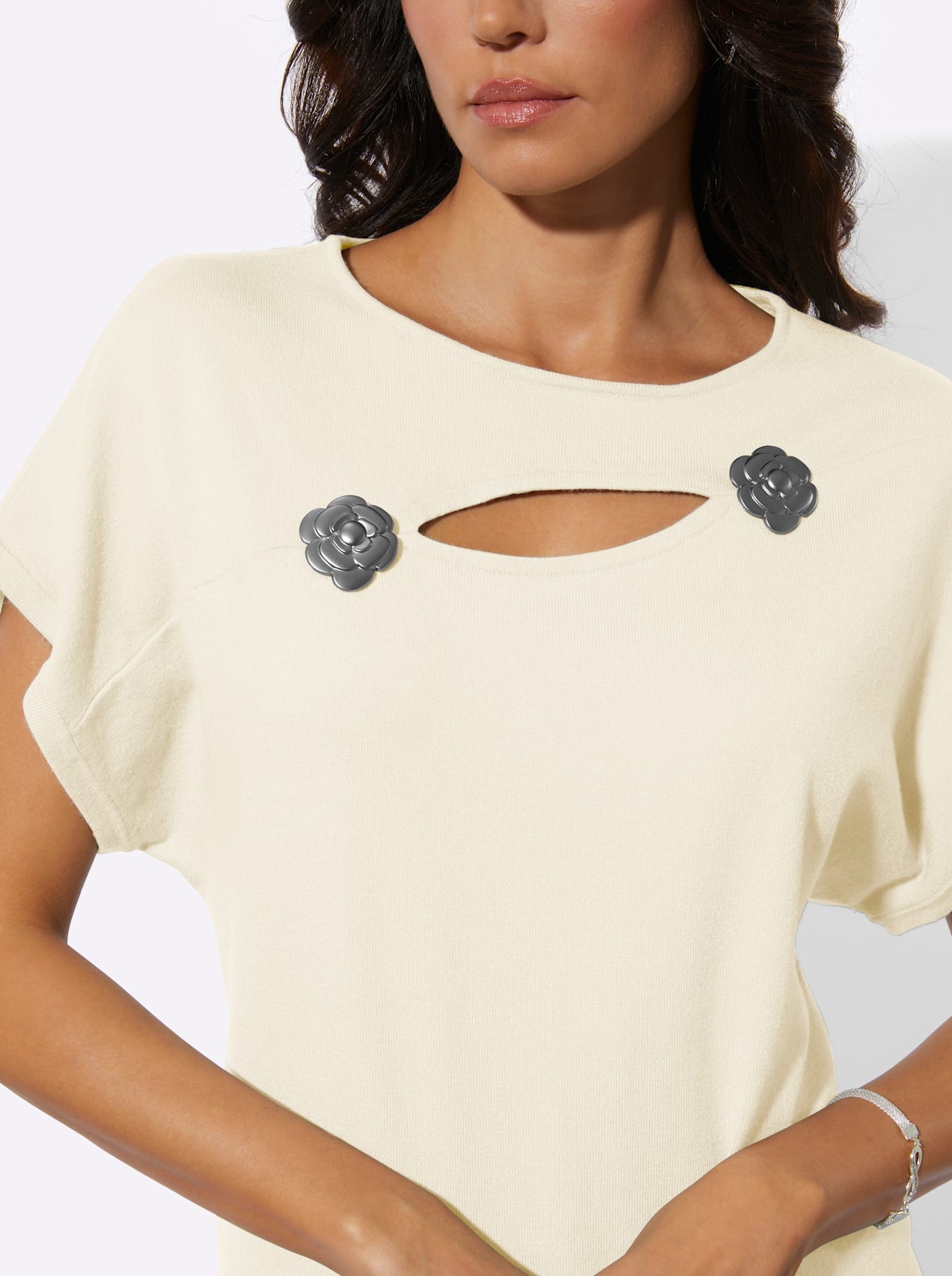 creation L Kurzarmpullover »Pullover«