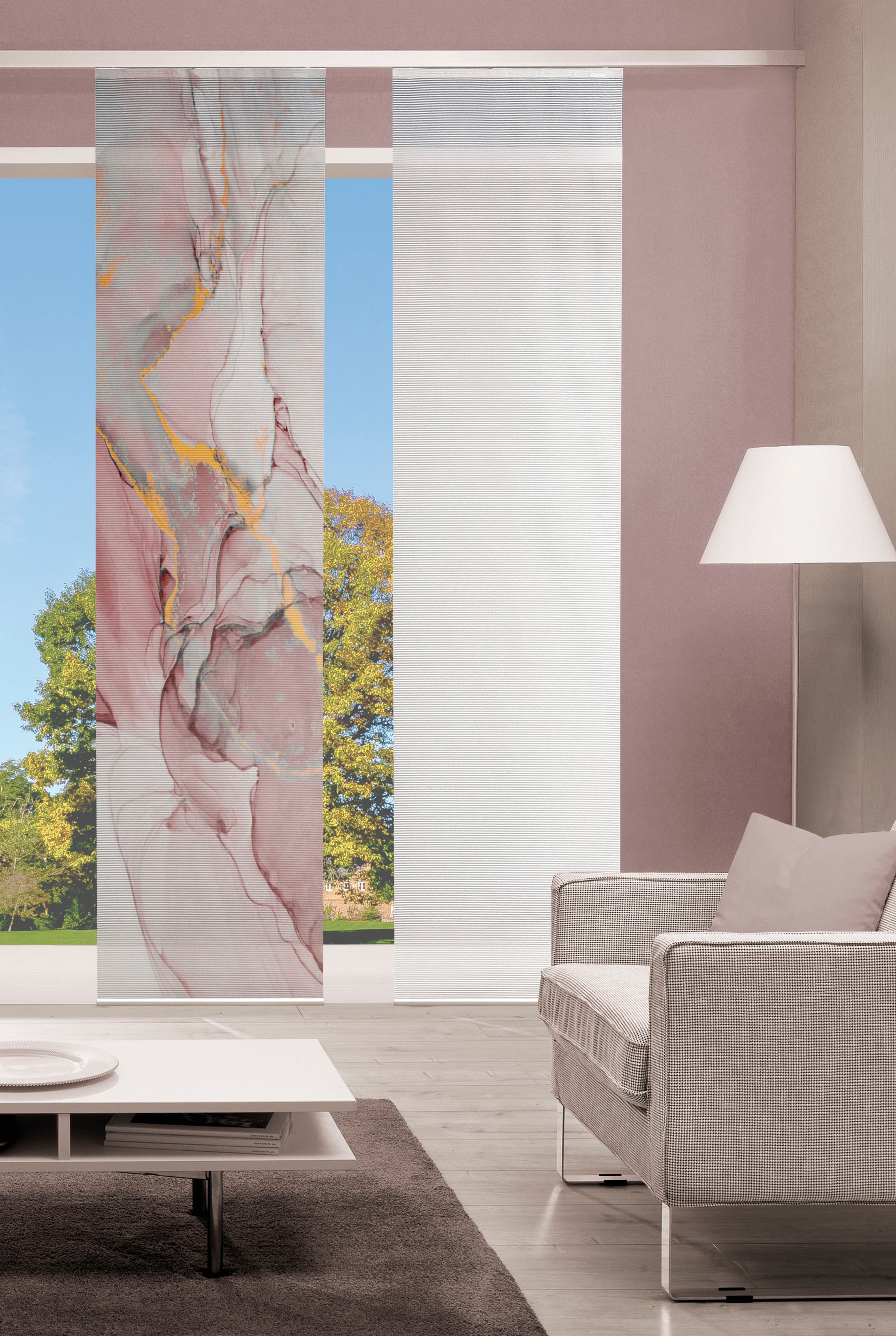 Vision S Schiebegardine »MARMOSA« Paneelwagen 1 Stk. tlg. BAMBUS OPTIK