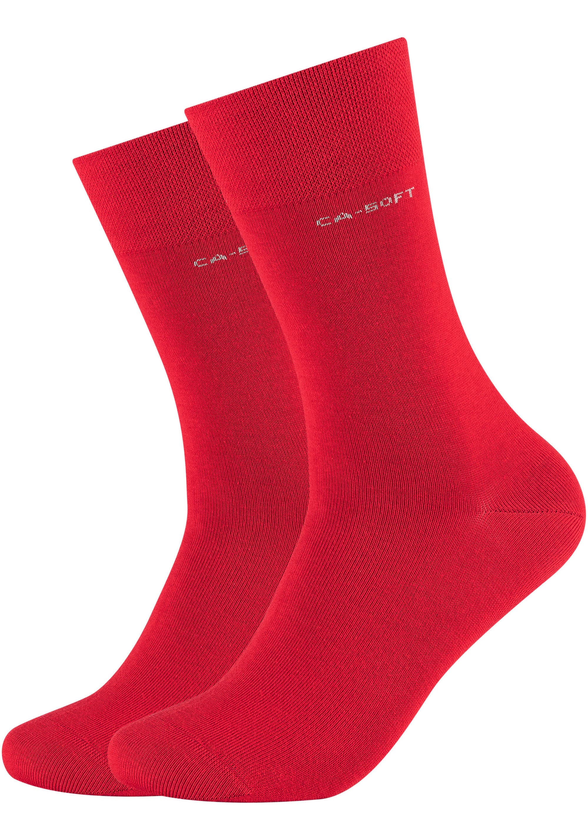 Camano Socken »ca-soft«, (4 Paar), mit verstärktem Fersen- und Zehenbereich