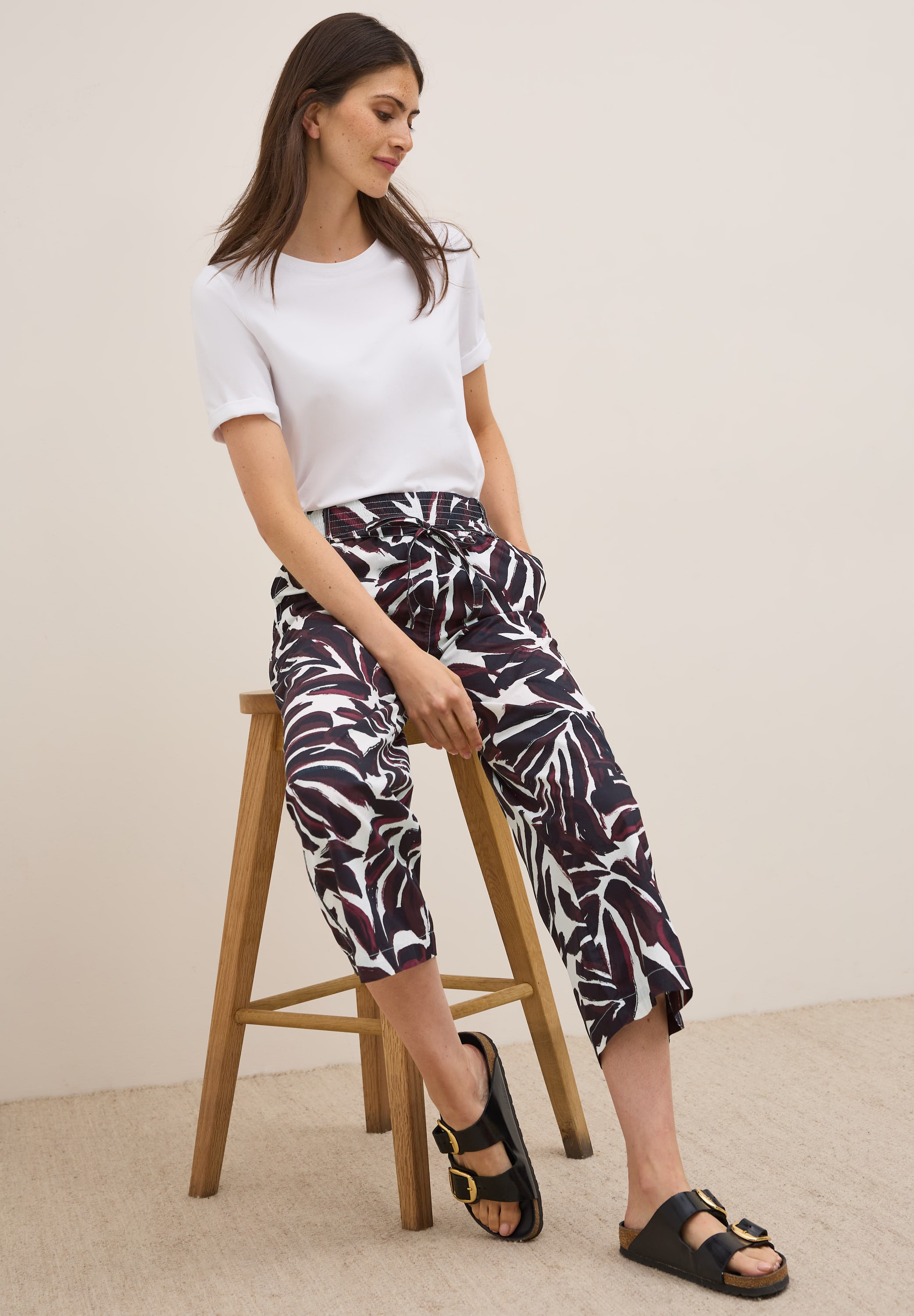 Cecil Stoffhose »Style NEELE«, mit grafischem Muster