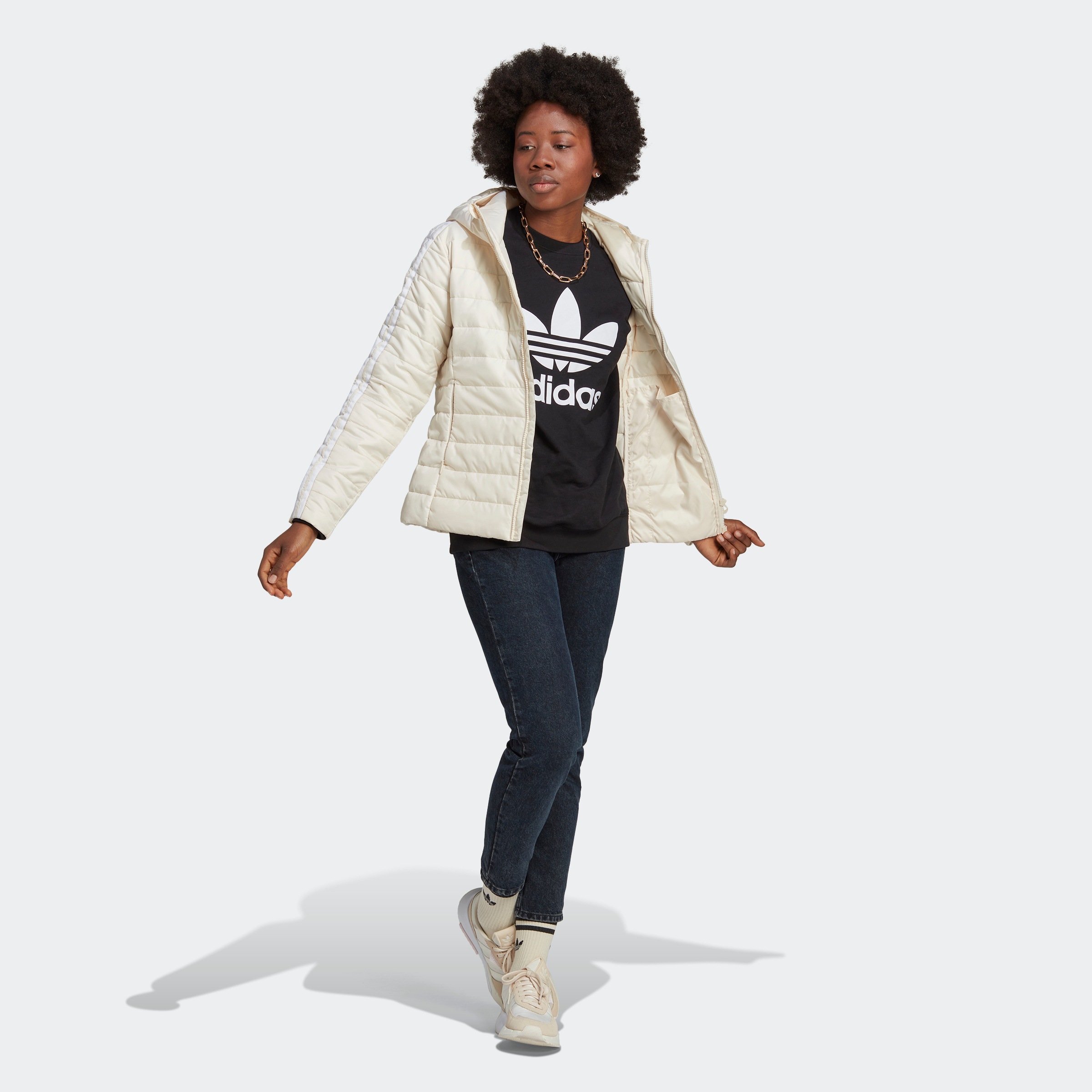 adidas Originals Outdoorjacke »HOODED PREMIUM SLIM«