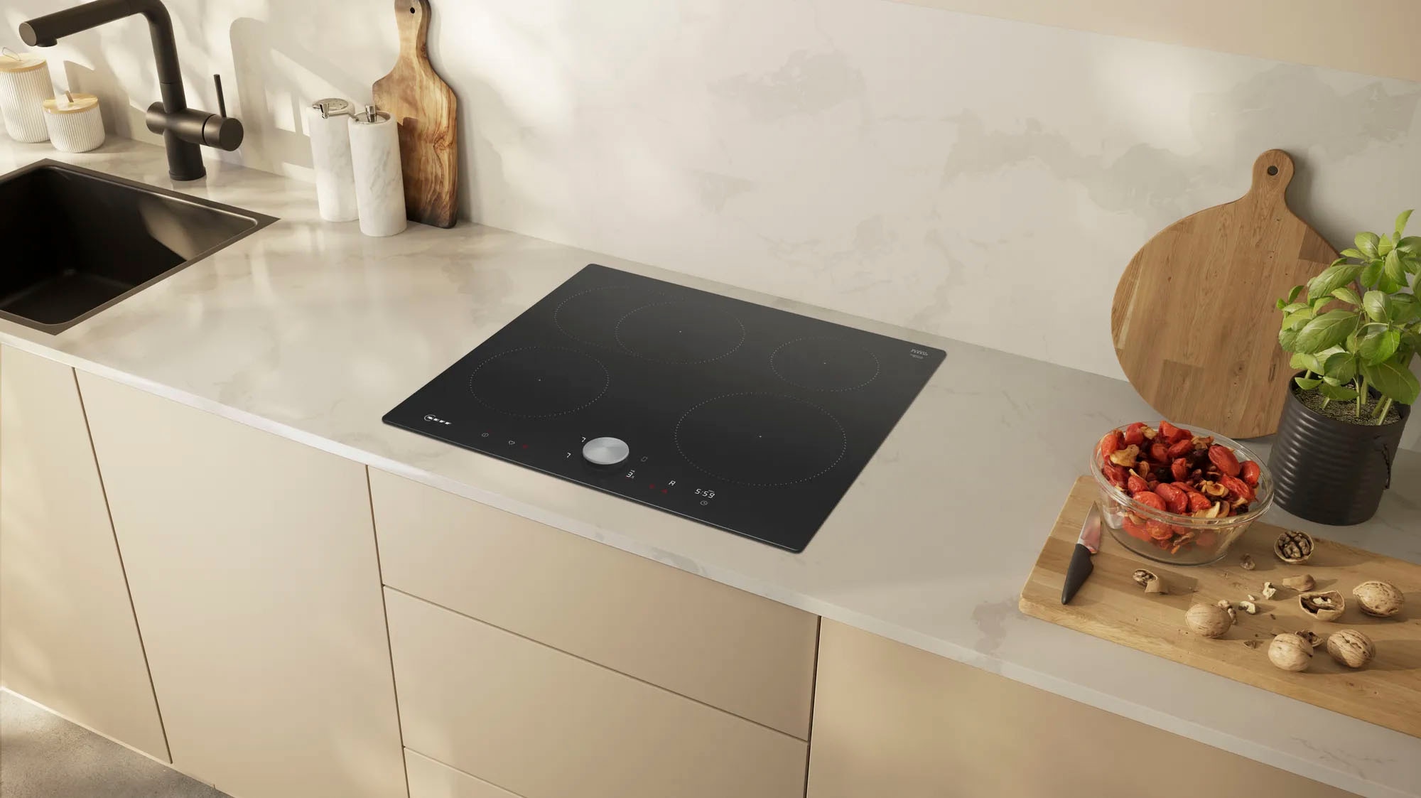 NEFF Induktions-Kochfeld von SCHOTT CERAN® »T56PTF1L0«, mit intuitiver Twist Pad® Bedienung