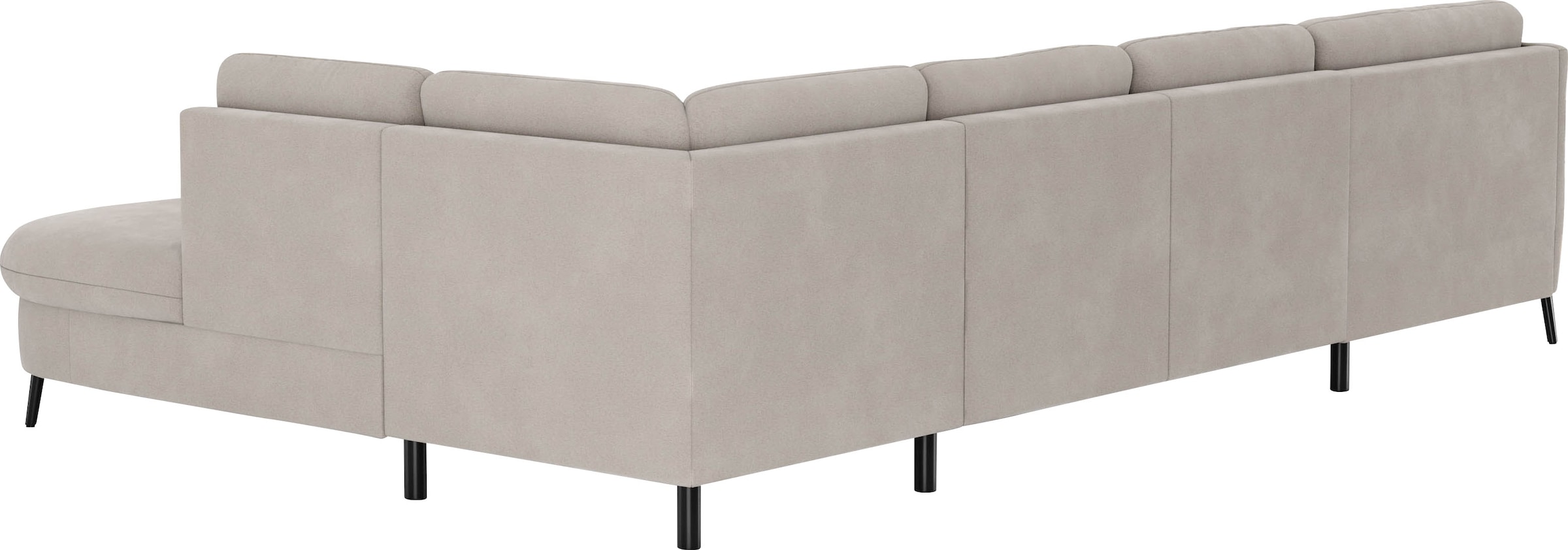 sit&more Wohnlandschaft »Soul U-Form«, wahlweise mit Bettfunktion und Bettkasten oder Schubkasten