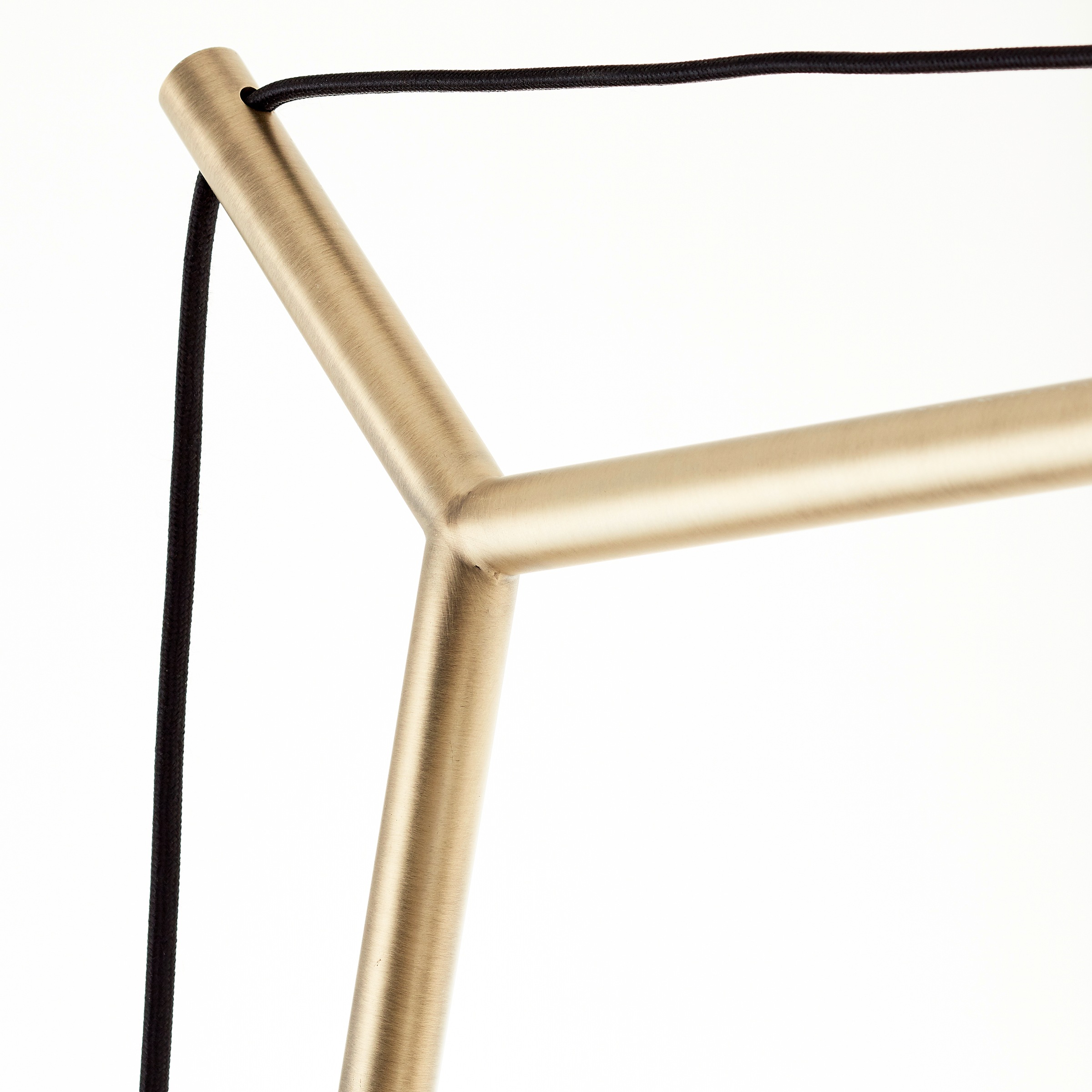 Brilliant Bogenlampe »Annice«, 1 flammig, Leuchtmittel E27 | ohne Leuchtmittel, Höhe 193cm, Ausl. 160cm, E27, schwarz/messingfarben gebürstet