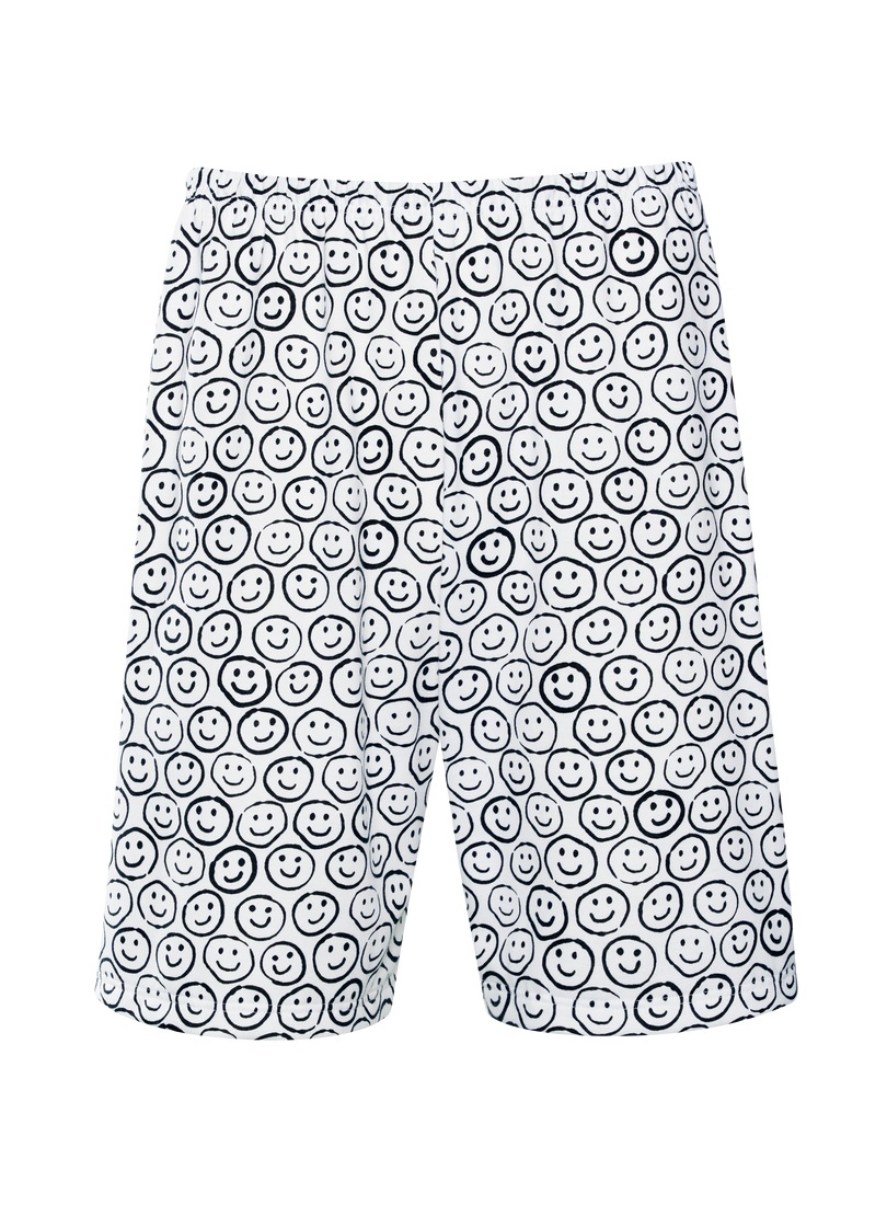 Trigema Bermudas »TRIGEMA Bermuda Shorts mit freundlichem Smiley-Motiv«, (1 tlg.)
