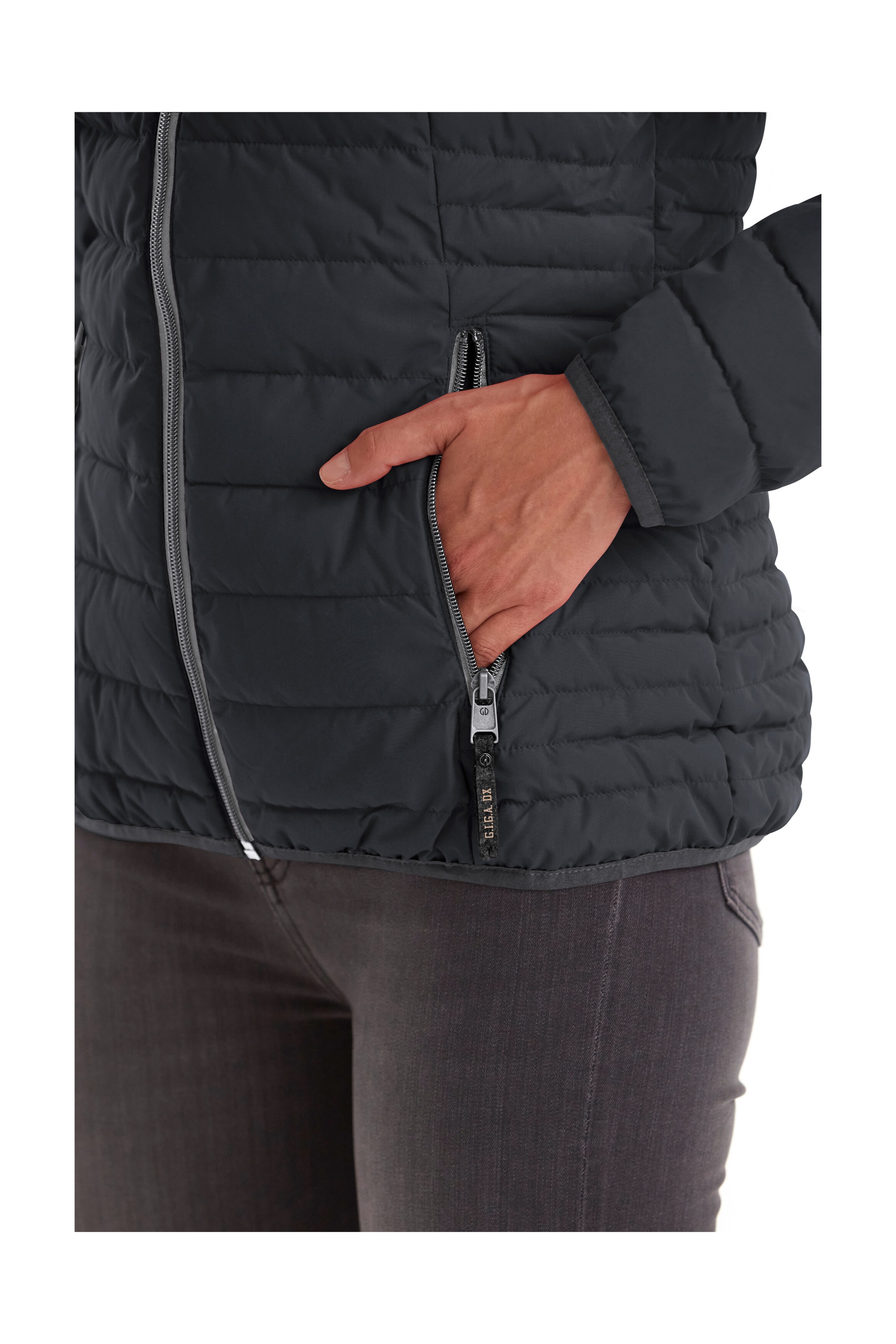 G.I.G.A. DX by killtec Steppjacke »Ventoso WMN Quilted JCKT D« Leichte Jacke, wind- und wasserabweisend, mit abzippbarer Kapuze