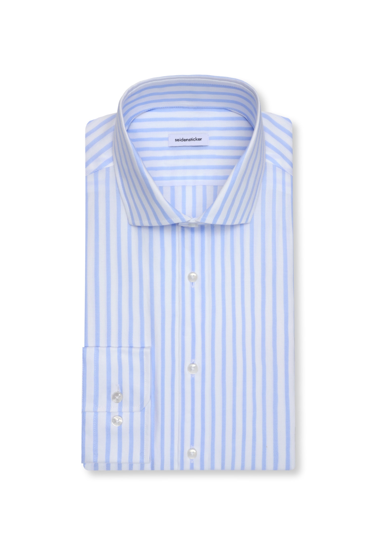 seidensticker Businesshemd »Schwarze Rose« Shaped 1/1 Extra lang Kentkragen Gestreift