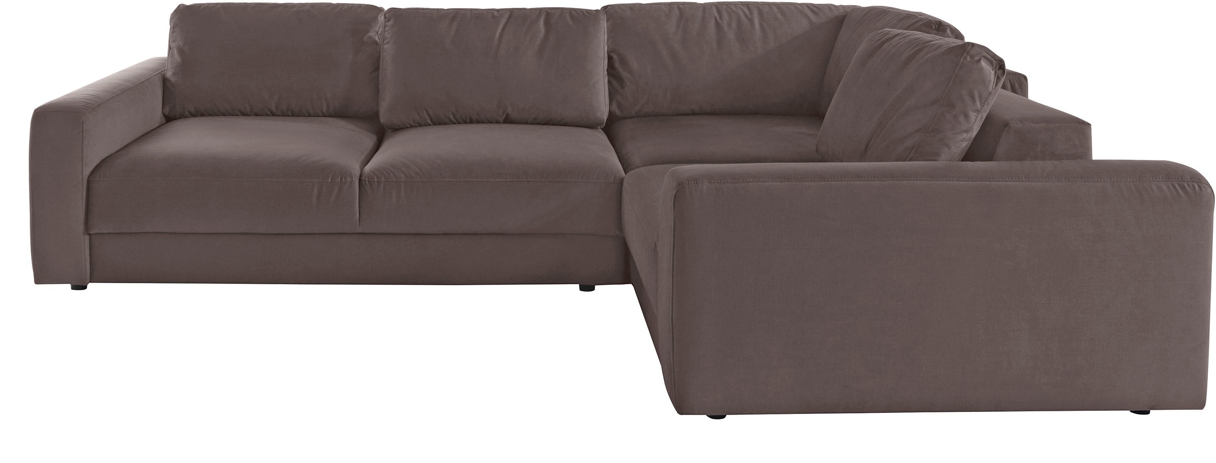 Places of Style Ecksofa »Bloomfield, L-Form«, extra tiefe Sitzfläche, wahlweise mit Sitztiefenverstellung
