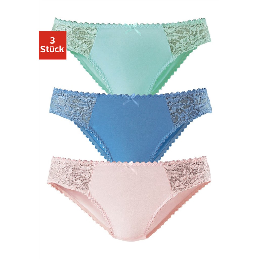 petite fleur Jazz-Pants Slips, (Packung, 3 St.)