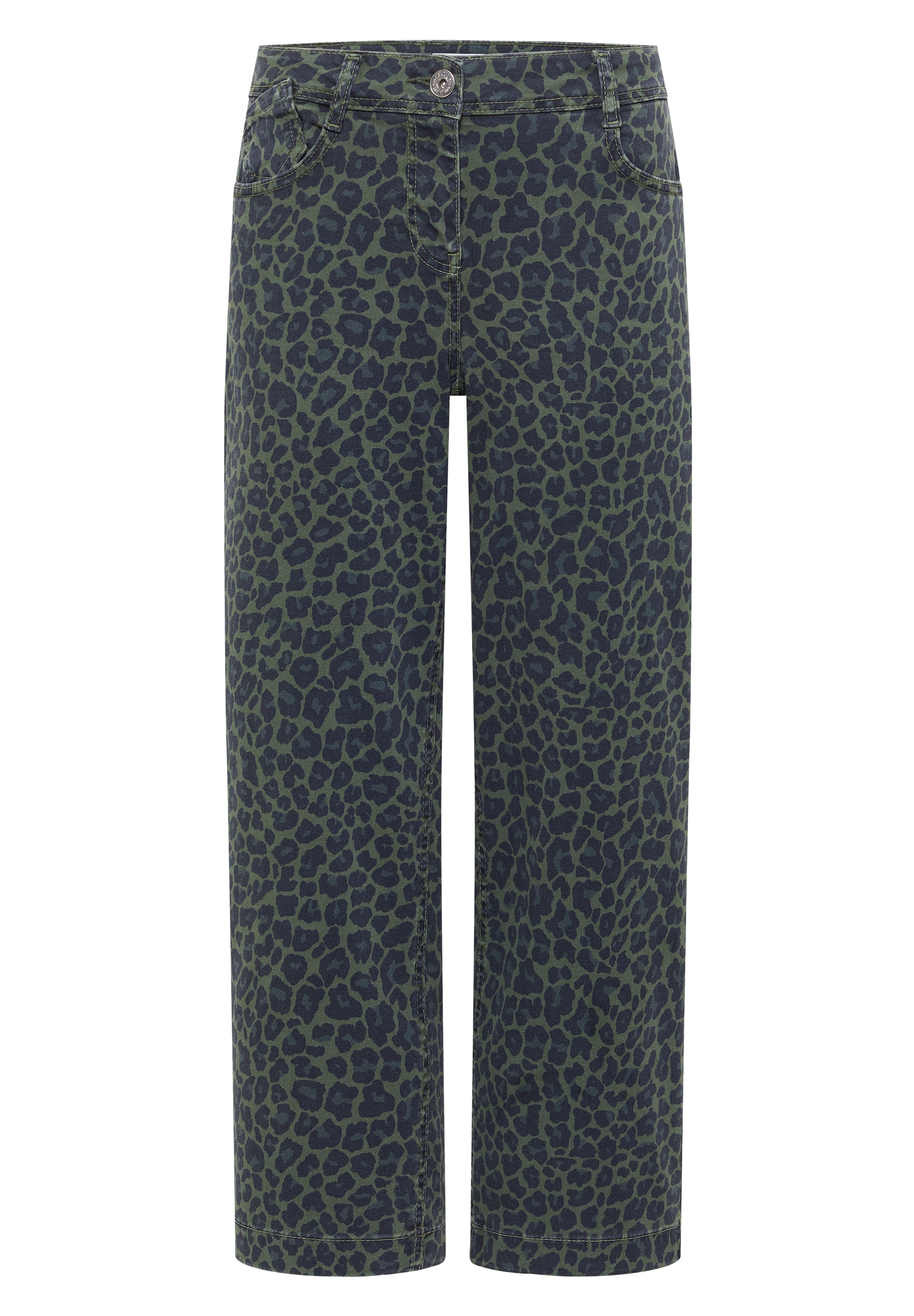 Cecil Loose-fit-Jeans »Style Neele« mit Leo-Muster / Stretch