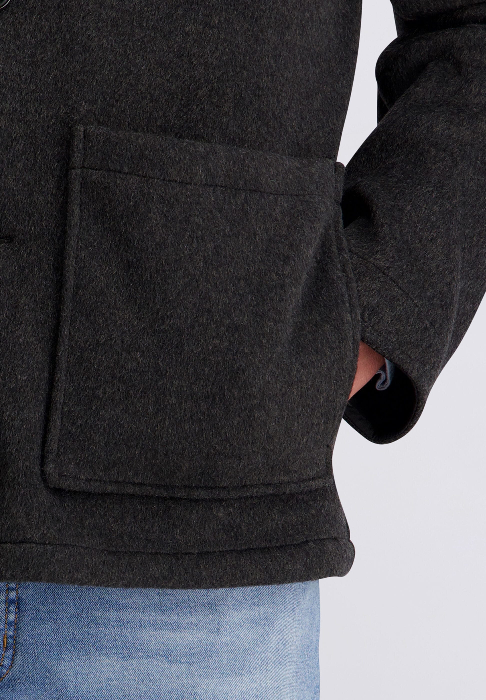 Pierre Cardin Cabanjacke »Pierre Cardin Jacke« ohne Kapuze mit Zwei-Wege-Taschen