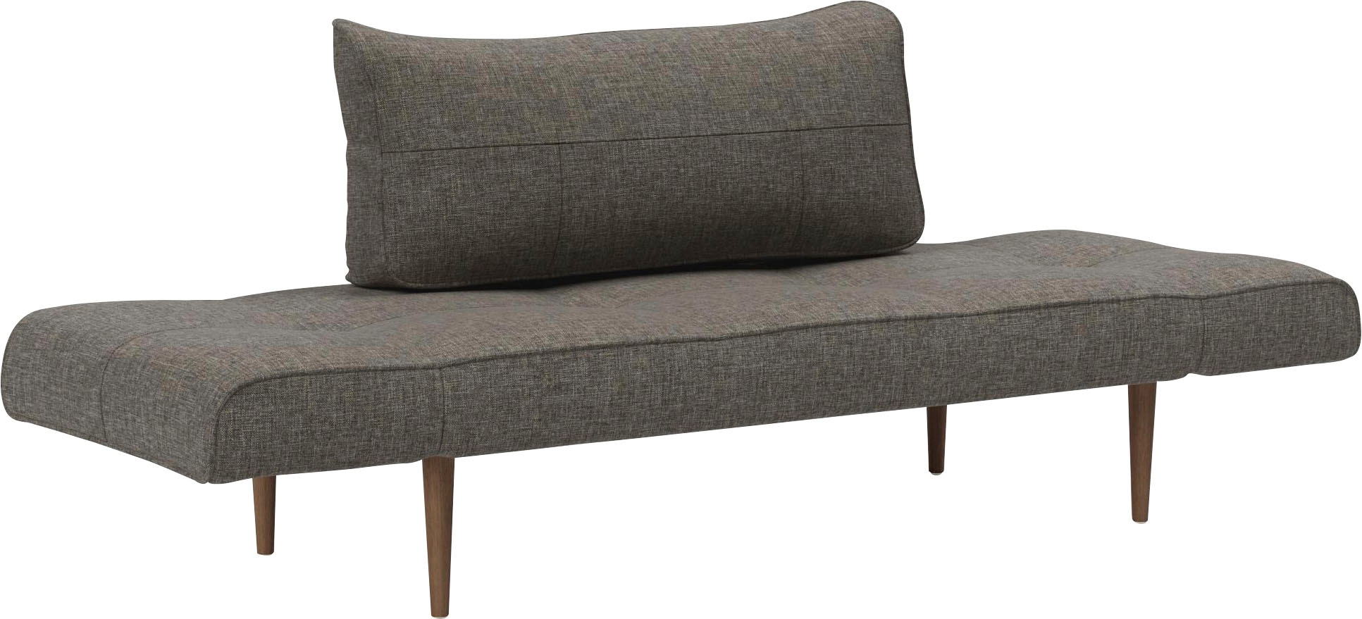 INNOVATION LIVING ™ Schlafsofa »Zeal Designsofa mit verstellbaren Armlehnen«, im Scandinavian Design, Styletto Beine, inklusive Rückenkissen