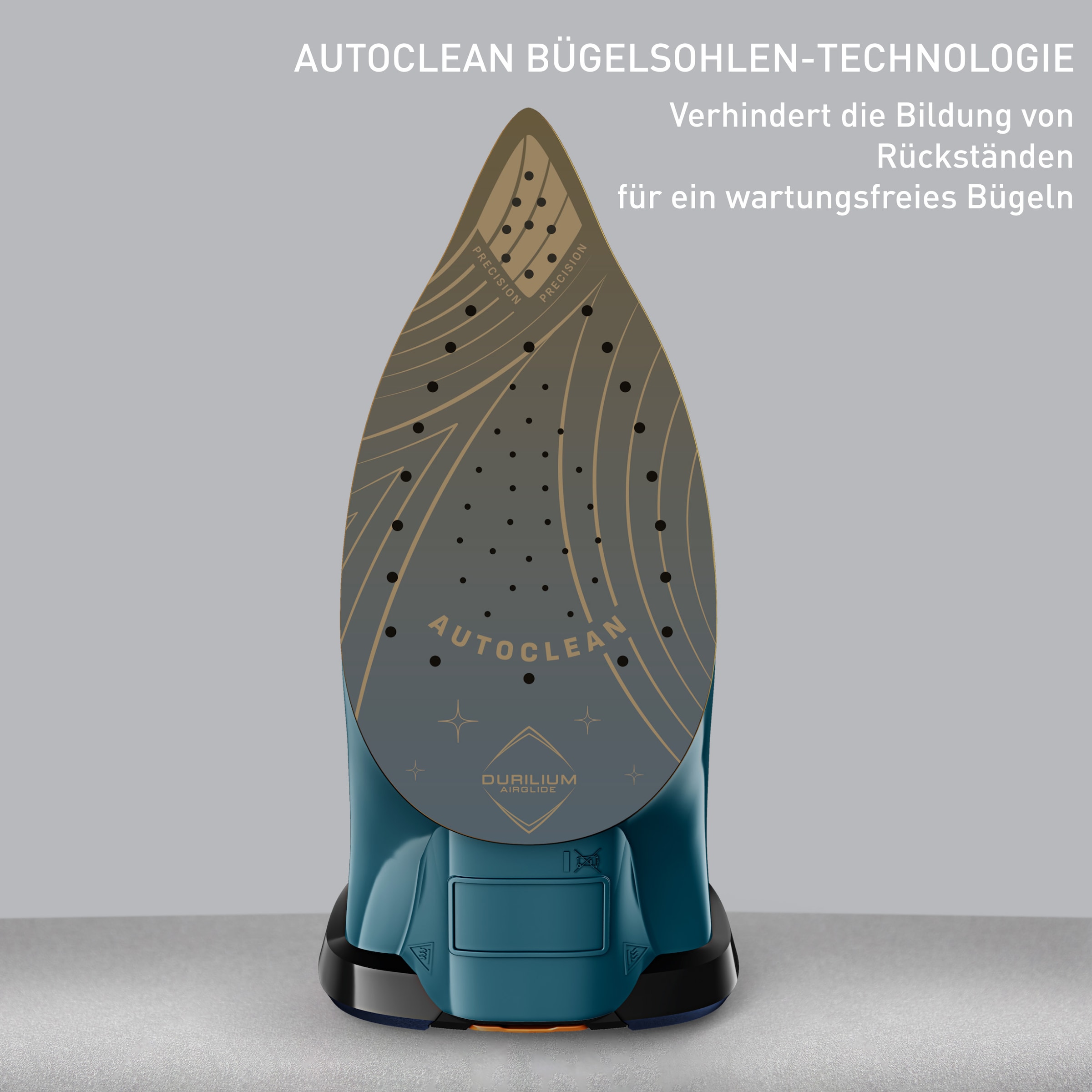 Tefal Dampfbügeleisen »Ultimate Pure, Autoclean-Bügelsohlen-Technologie, kurze Aufheizzeit« 3200 W Tropfstopp, Auto-Abschaltung, vertikales Dampfglätten, FV9851