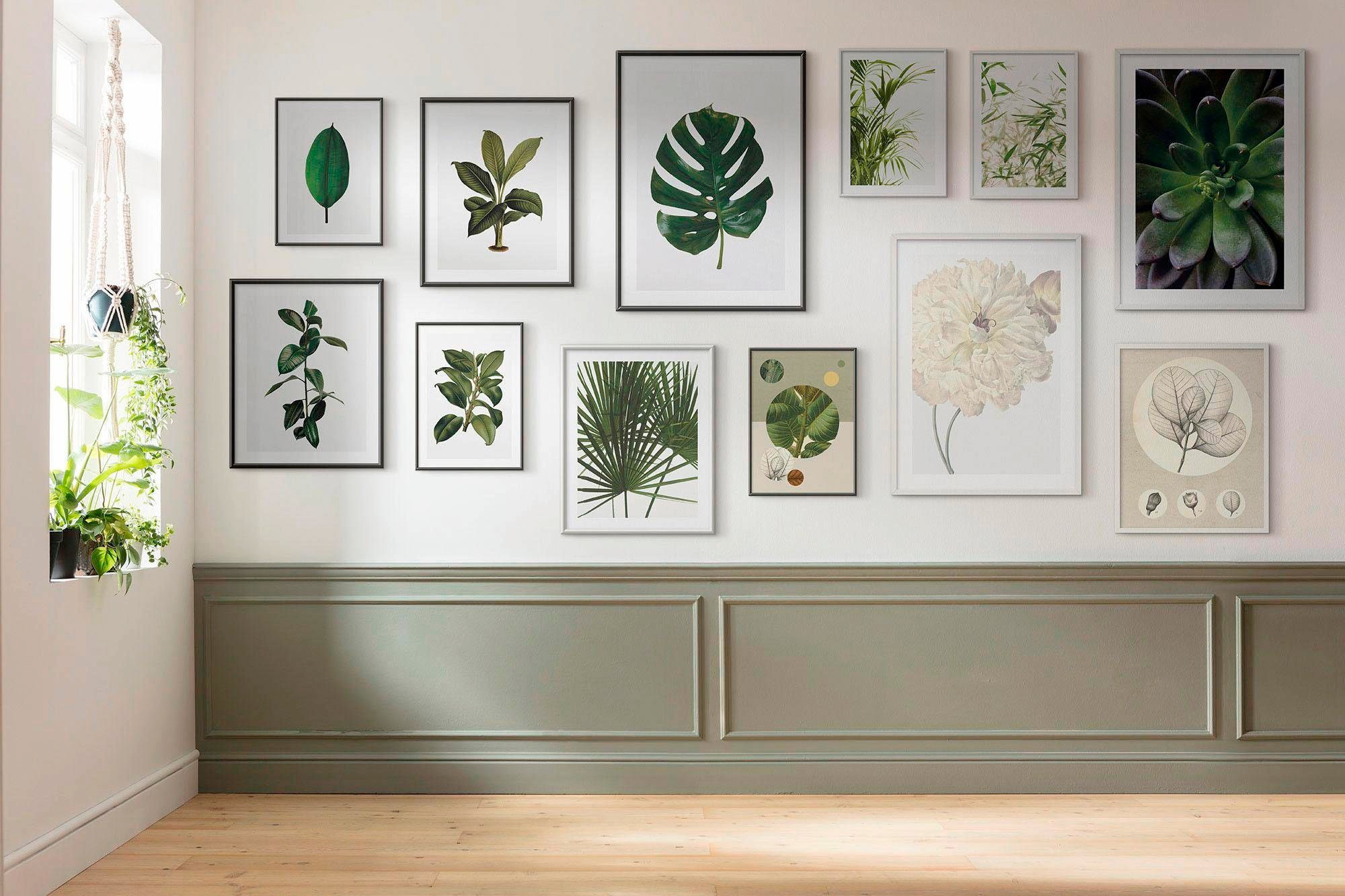 Komar Bild »Reed Leaves« Blätter | Pflanzen 1 Stk. tlg. Wandbild zur Dekoration - ohne Rahmen