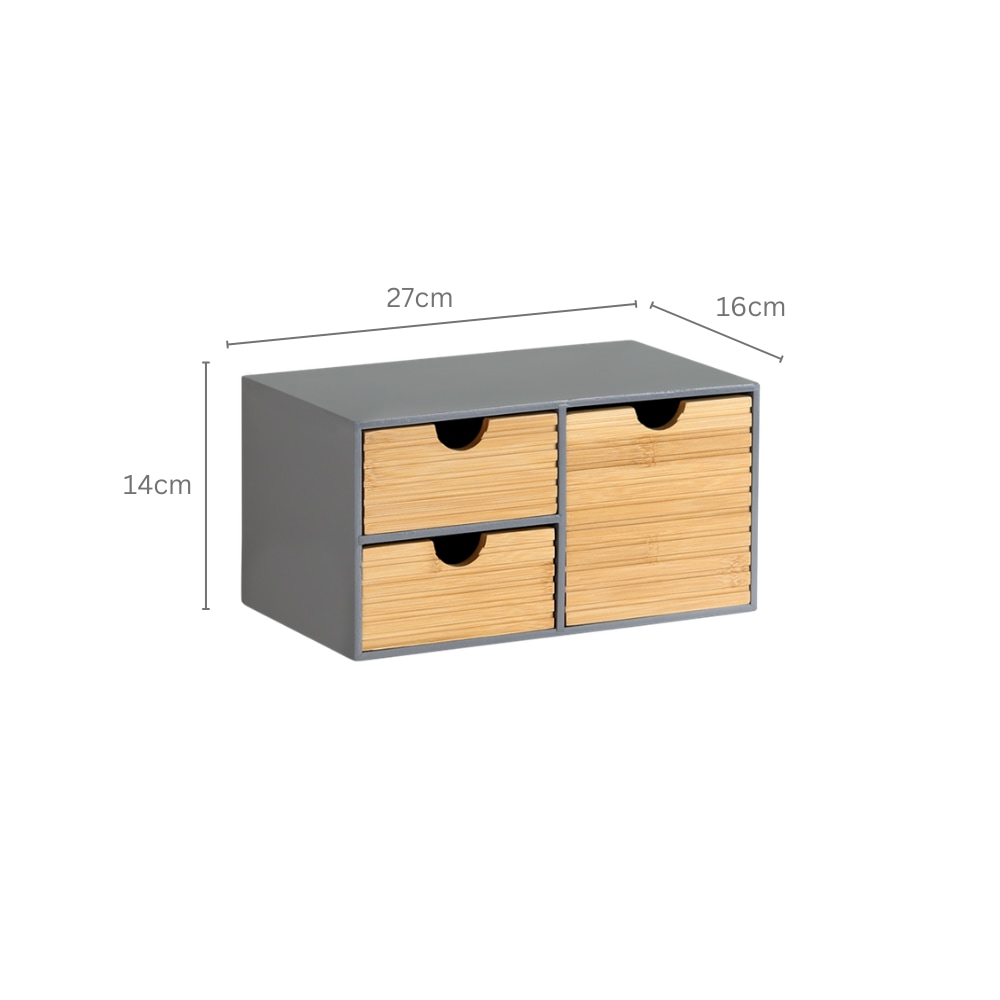 KESPER® Organizer »Küchenregal, Aufbewahrungsbox, FSC®-zertifiziert« Mini-Kommode mit 3 Schubladen