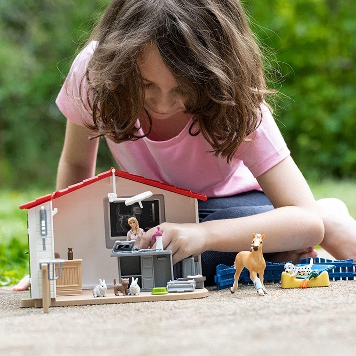 Schleich® Spielwelt »FARM WORLD, Tierarzt-Praxis mit Haustieren (42502)« Made in Europe