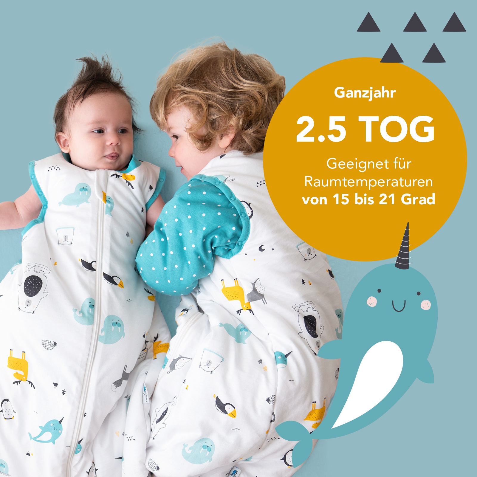 Schlummersack Babyschlafsack »Schlafsack ohne Füßen 2.5 Tog«