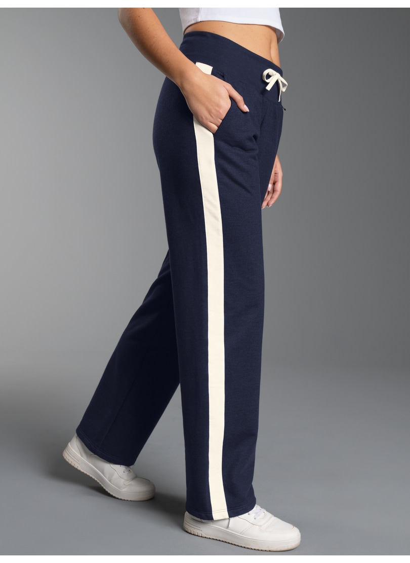 Trigema Jerseyhose »TRIGEMA Jogginghose mit kontrastfarbigen Elementen«