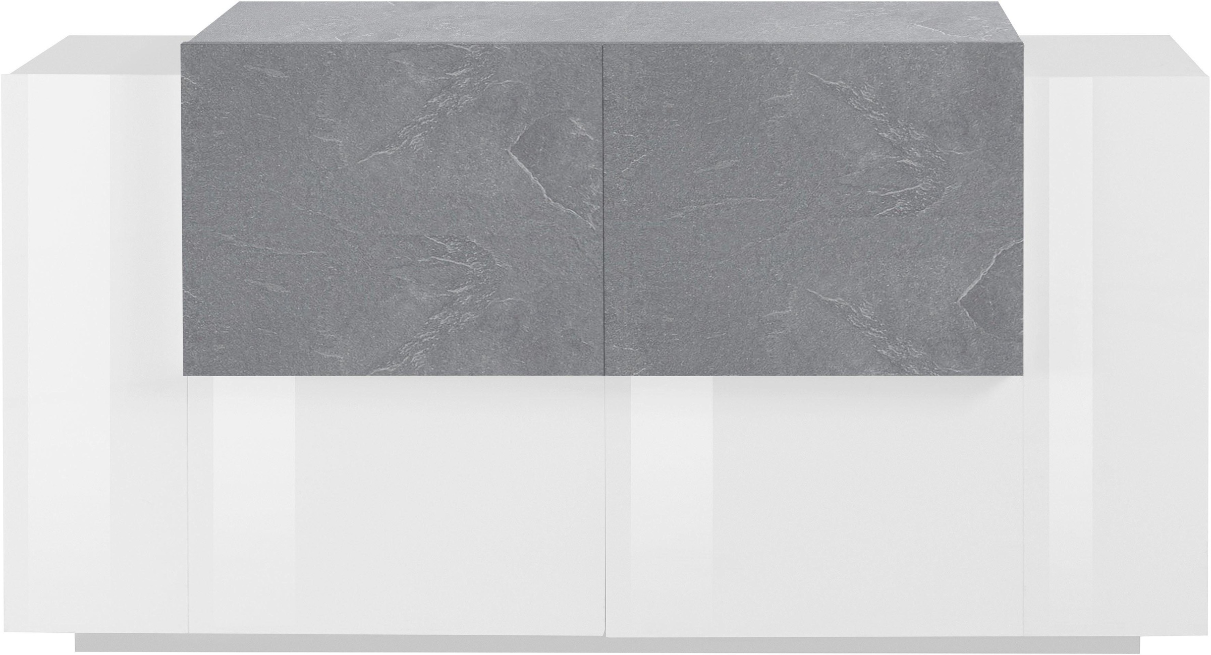 INOSIGN Sideboard »Coro, Kommode, Schrank, Kredenz, grifflos mit Einlegeböden«, 4 Türen, Doppeltiefe, B/T/H 160x86x45cm