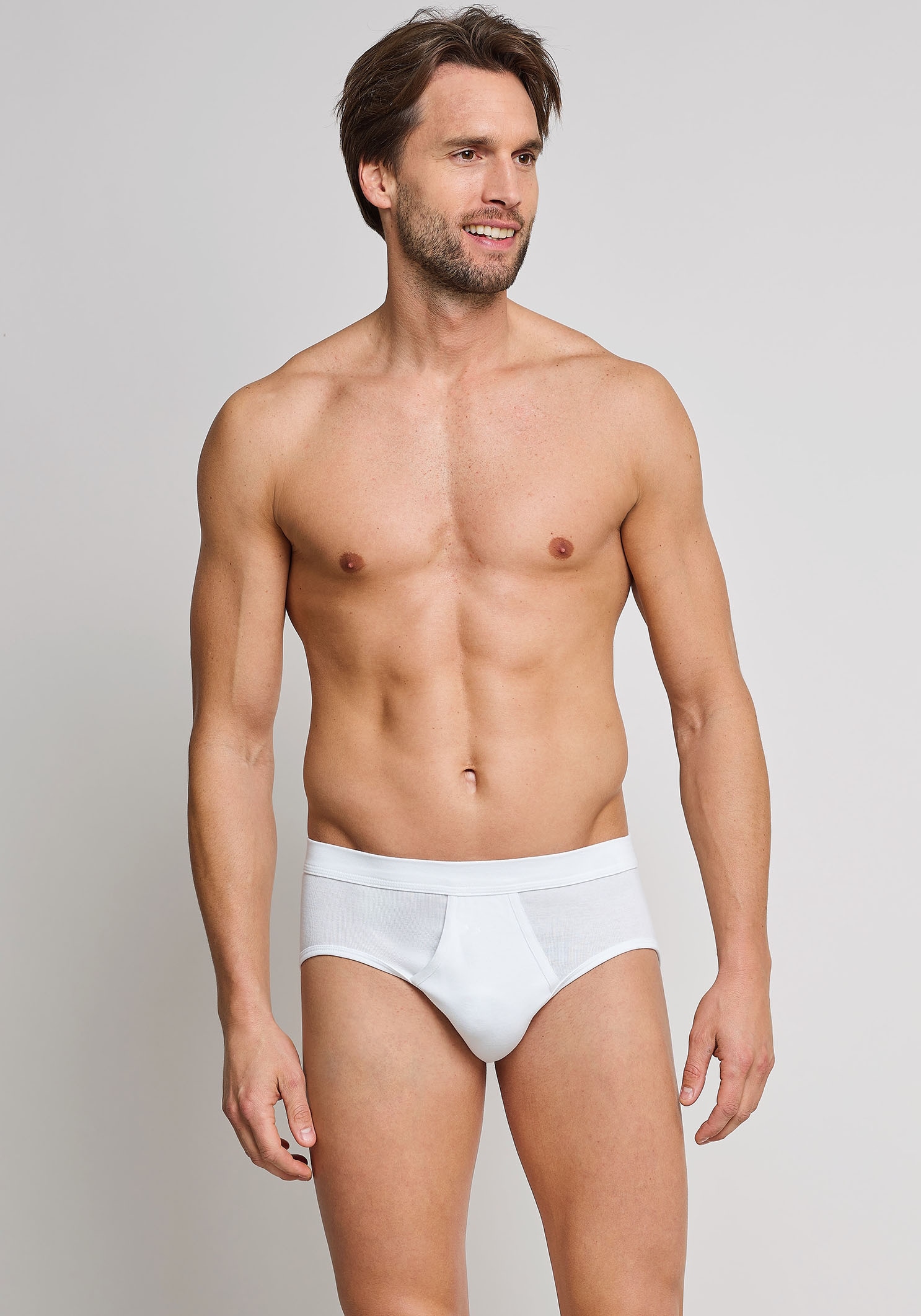Schiesser Slip »"Original Classics"«, (3er-Pack), mit Eingriff