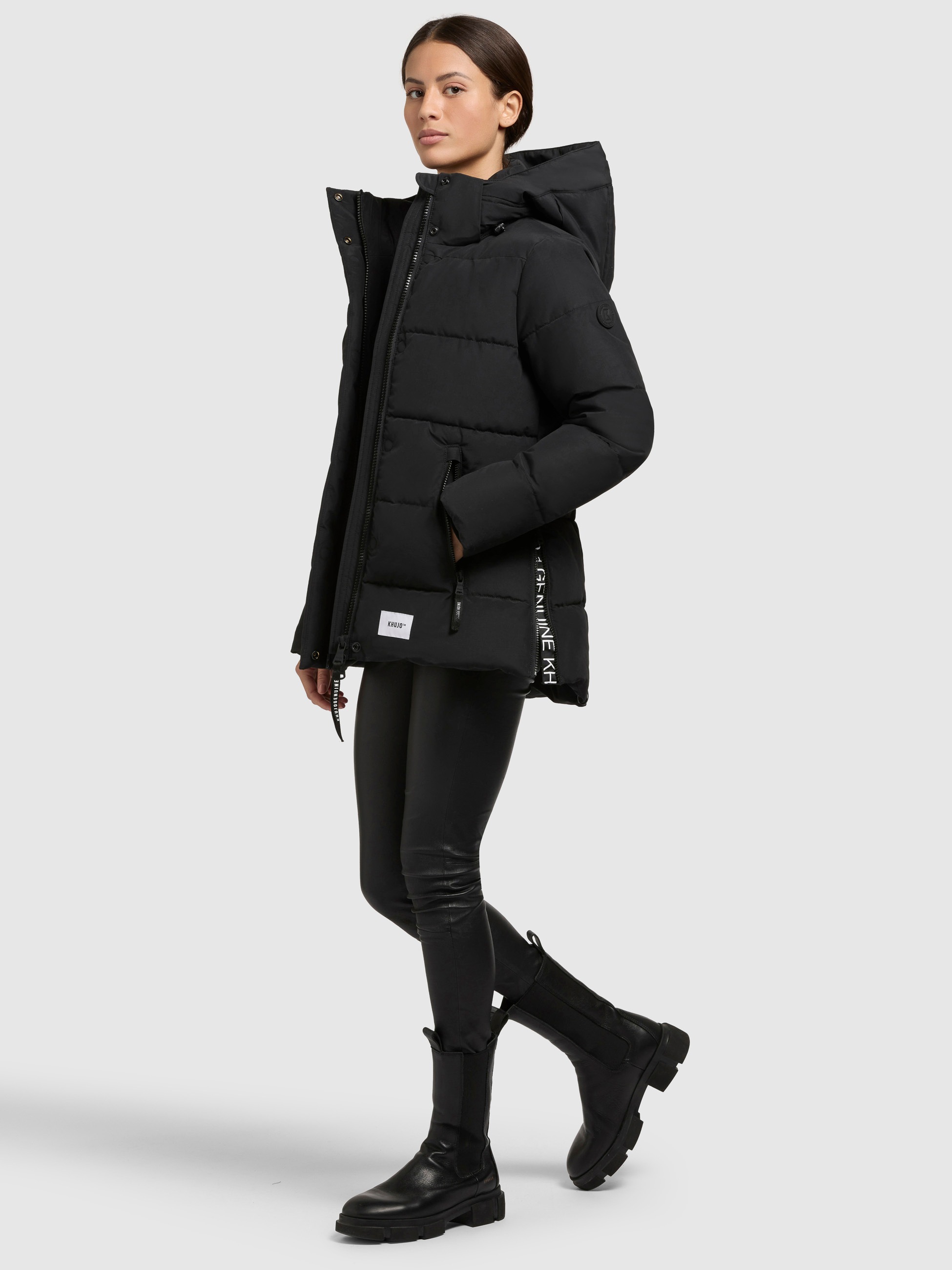 khujo Steppjacke »MANC«, mit Kapuze