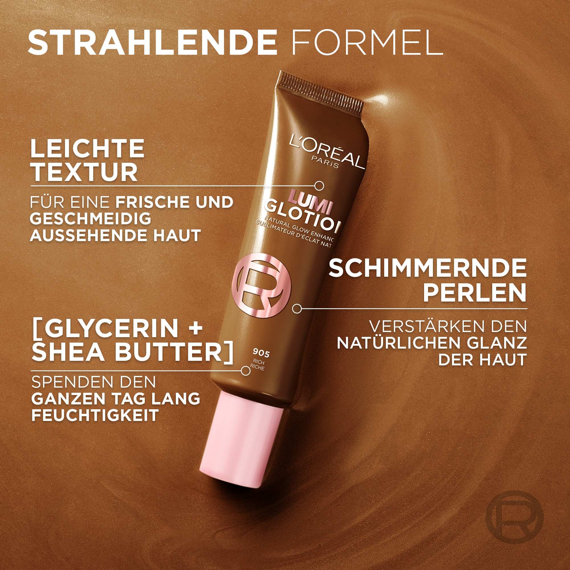 L'ORÉAL PARIS Rouge »LUMI GLOTION« ein rundum natürlicher Glow