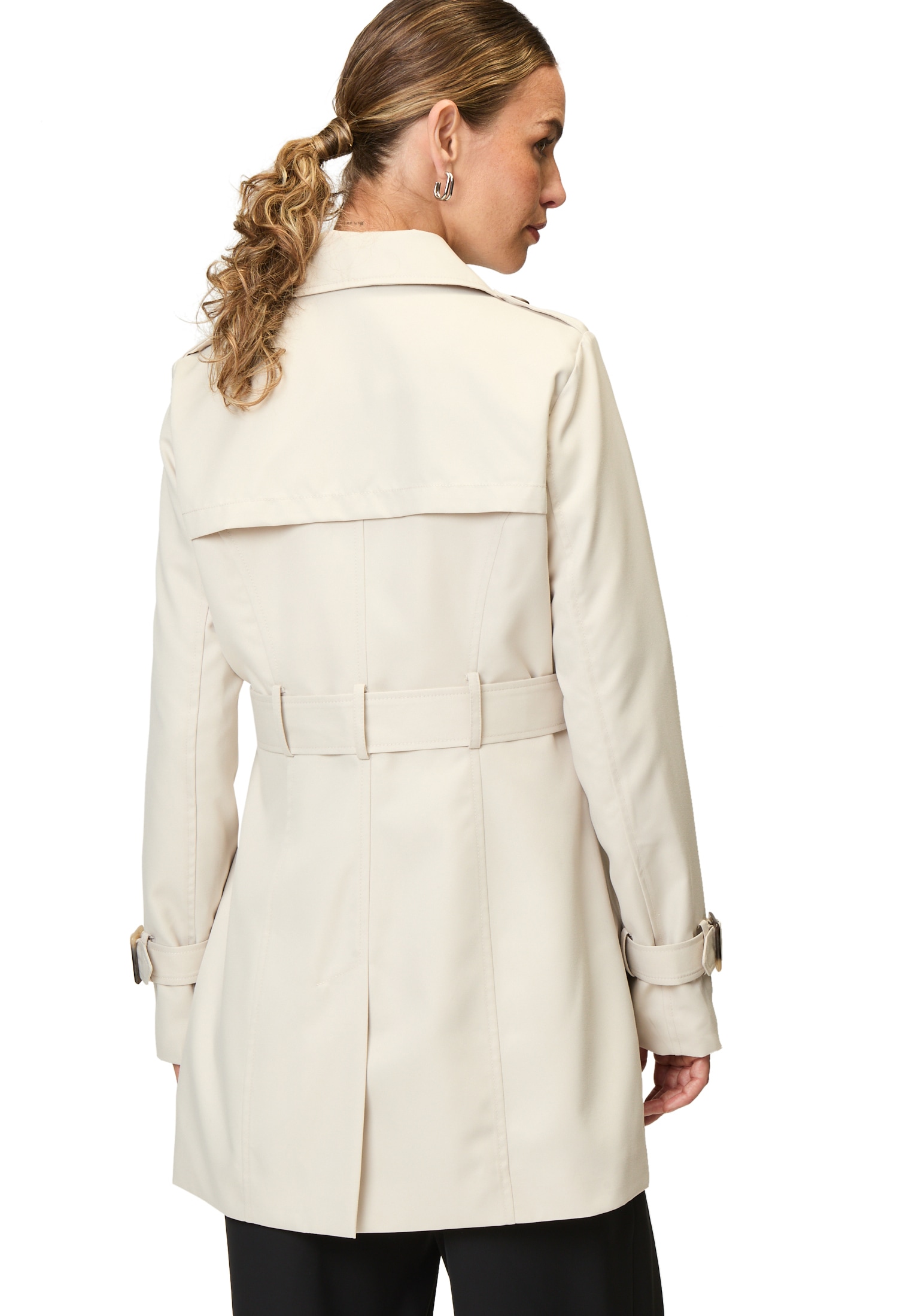 Zero Trenchcoat »Trenchcoat mit Bindegürtel«