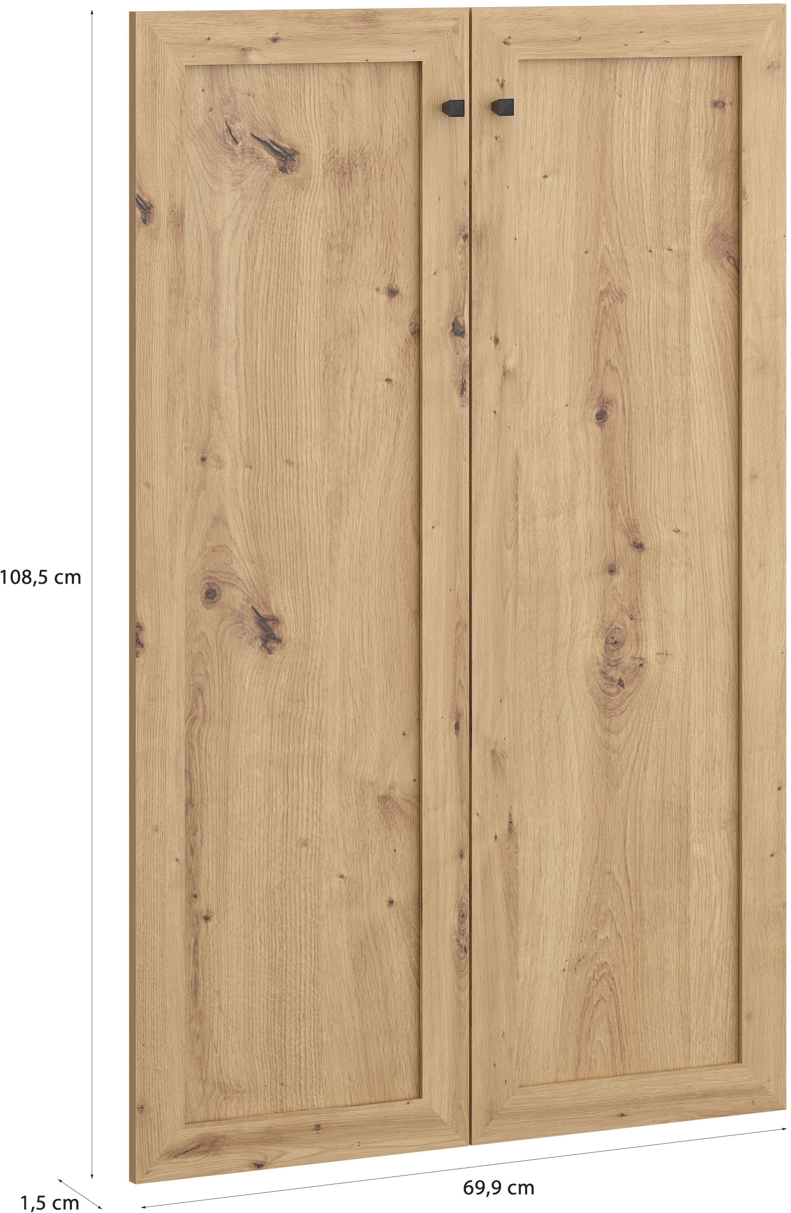 FORTE Schranktür »Trevone« Fronten wählbar, mit oder ohne Schloss