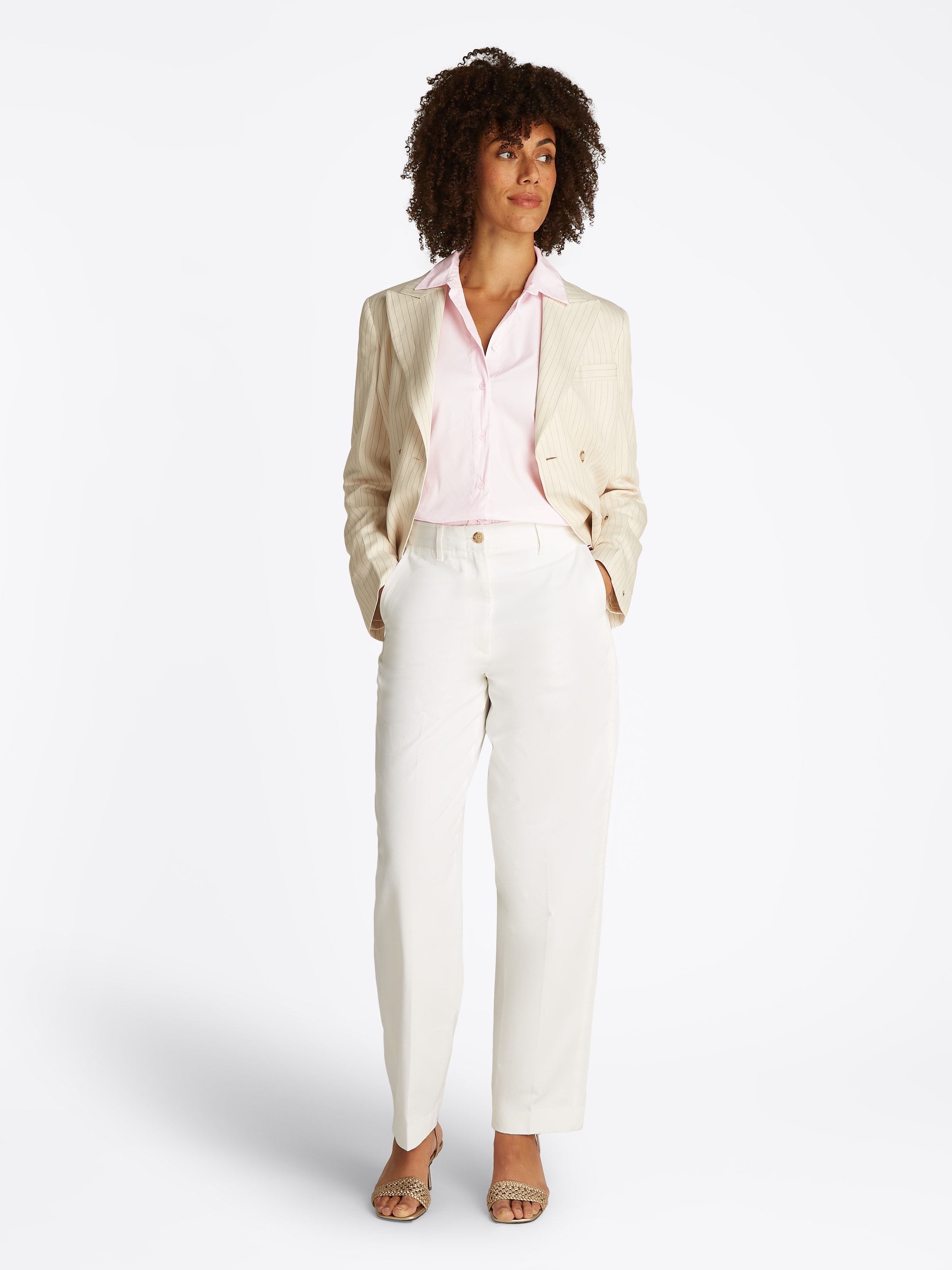 Tommy Hilfiger Hemdbluse »ESS POPLIN REGULAR SHIRT«, im klassischen Stil