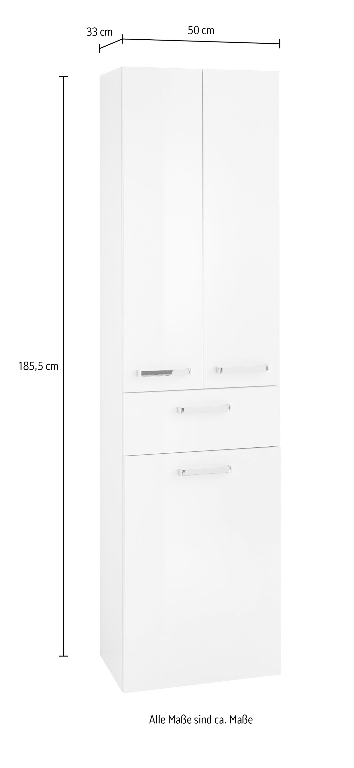Saphir Hochschrank »mit Wäschekippe«